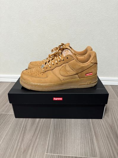 Supreme × Nike Air Force 1 Low "Flax/Wheat"