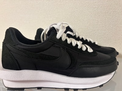 sacai × Nike LDV Waffle "Triple Black"