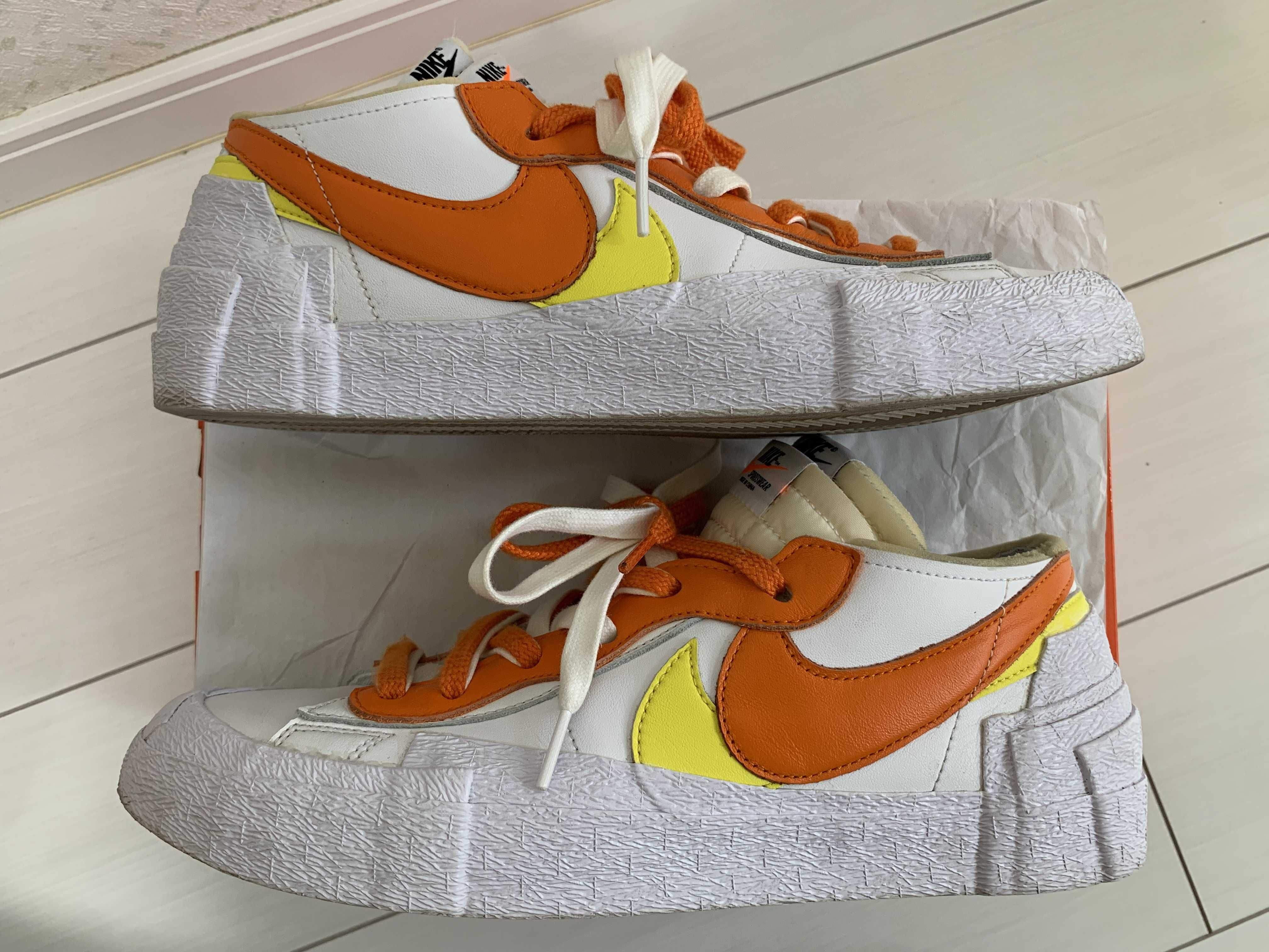 SACAI × NIKE BLAZER LOW "MAGMA ORANGE"