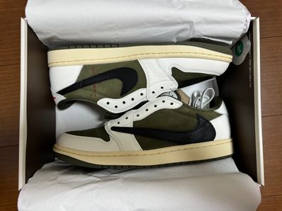 Travis Scott × Nike Air Jordan 1 Low OG SP "Reverse Olive"