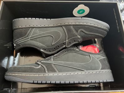 Travis Scott × Nike Air Jordan 1 Low OG SP "Black Phantom"