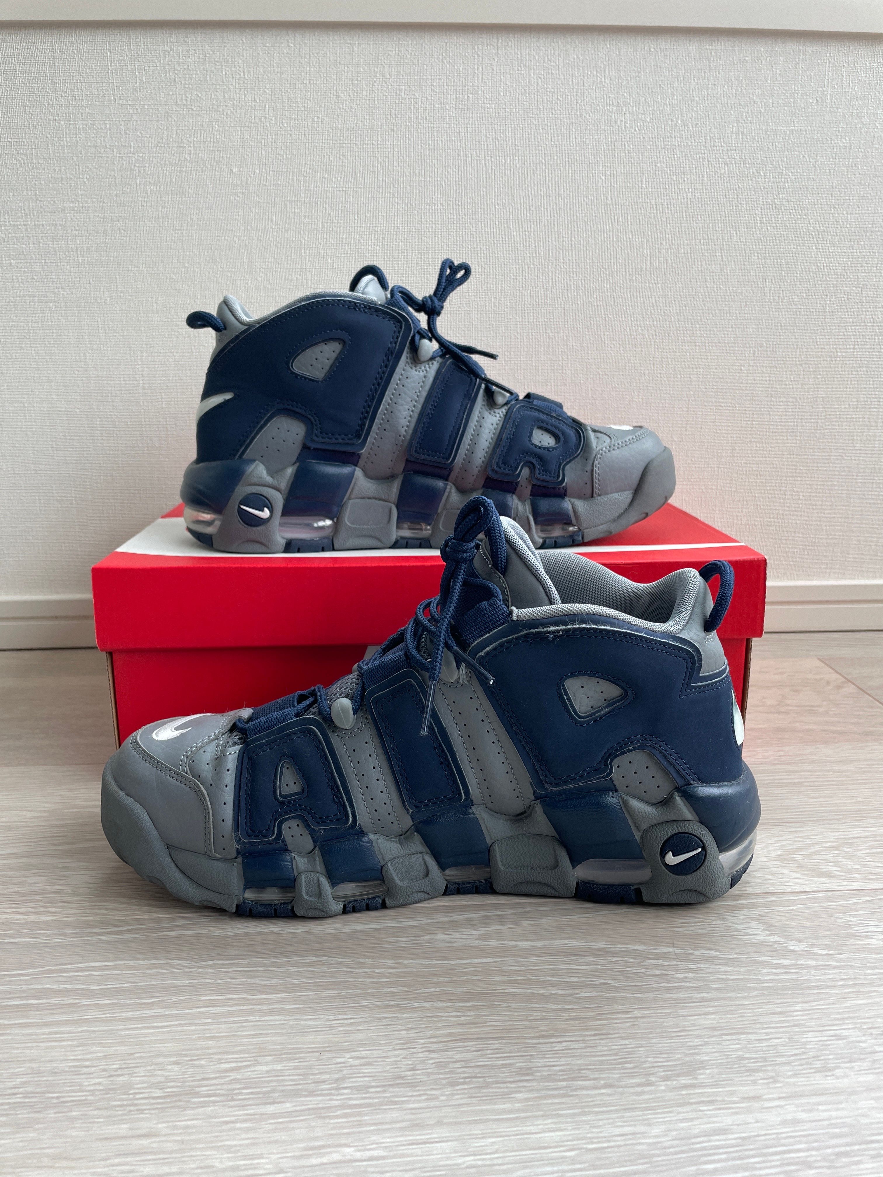 Nike Air More Uptempo '96 "Cool Grey/White/Midnight Navy"