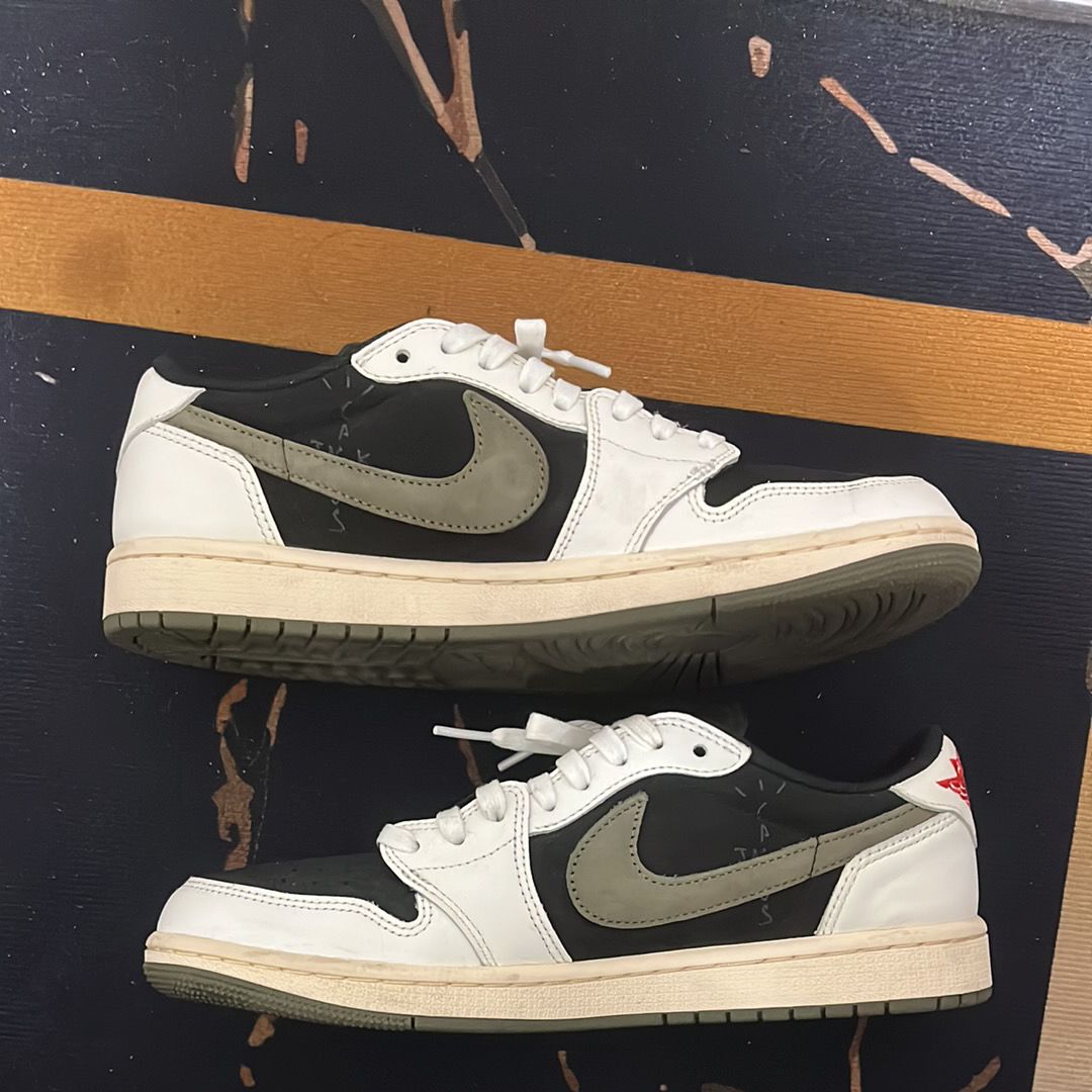 Travis Scott × Nike Women's Air Jordan 1 Low OG "Medium Olive"