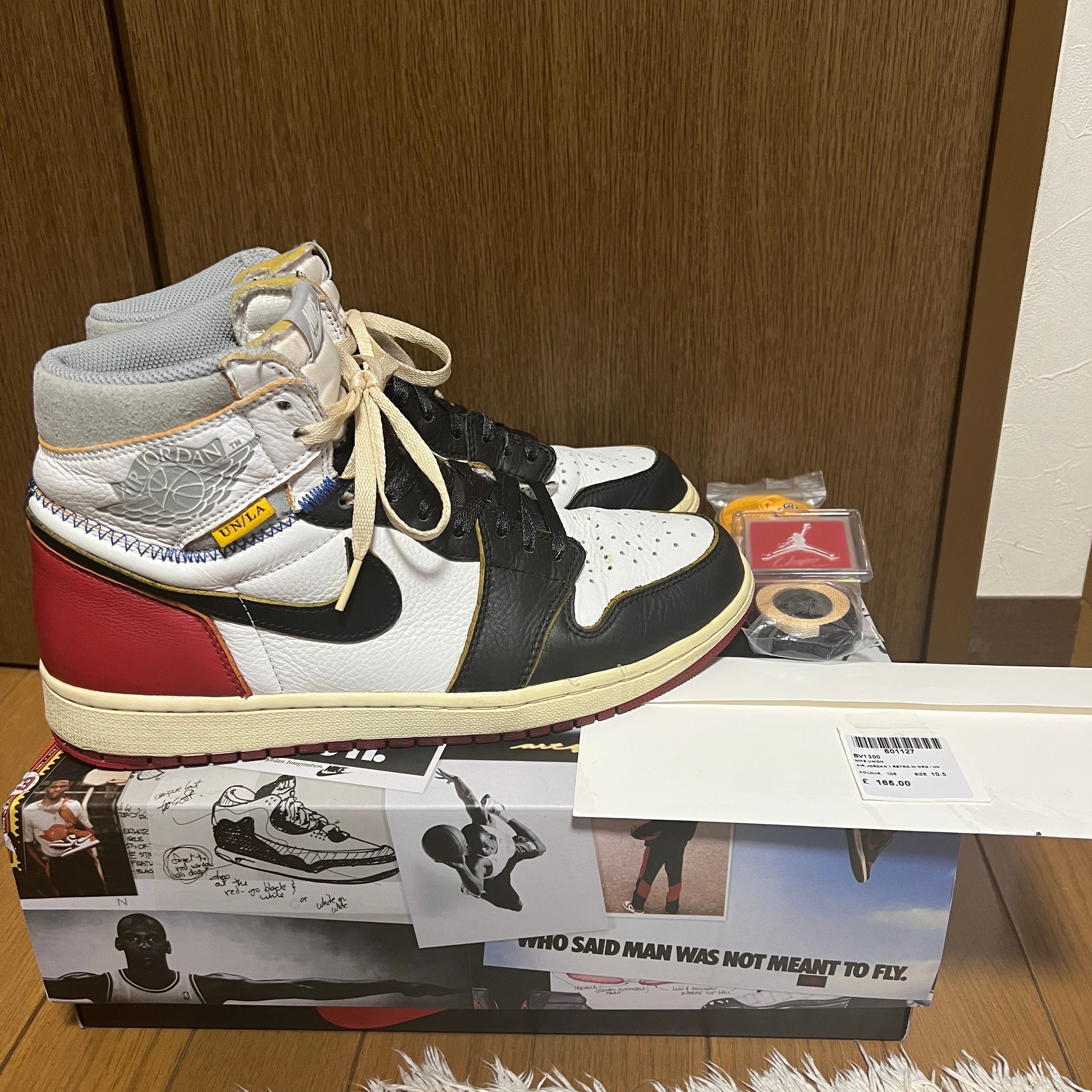 UNION × Nike Air Jordan 1 Retro High OG NRG "Varsity Red/Wolf Grey"