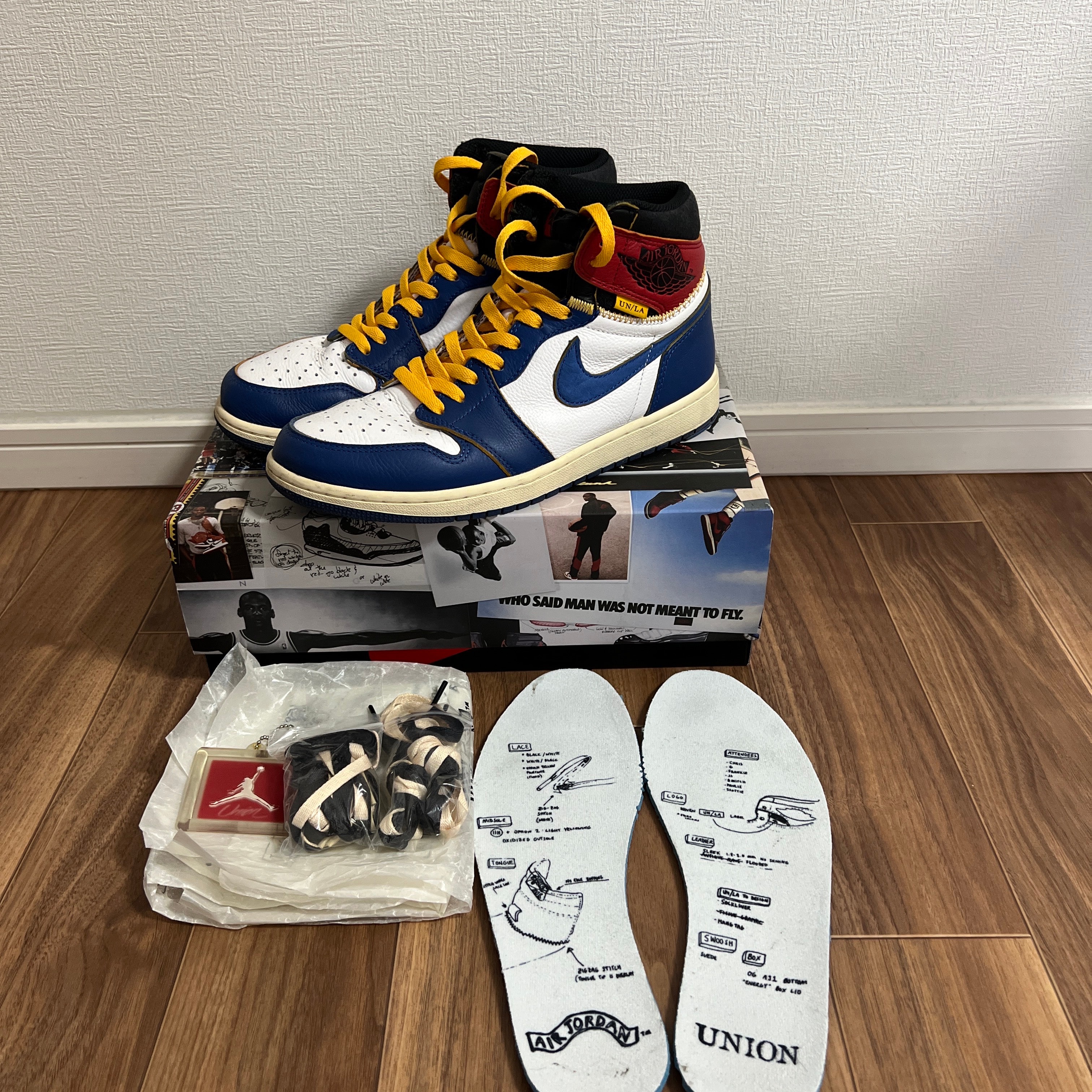 Union × Nike Air Jordan 1 Retro High OG NRG "Storm Blue/Varsity Red"