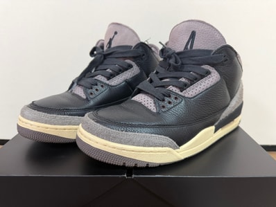 A Ma Maniere × Nike Women's Air Jordan 3 Retro OG SP "Black and Flat Pewter/WYWS"