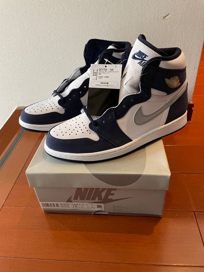 Nike Air Jordan 1 High OG CO.JP "White/Midnight Navy" (2020)(ブリーフケースなし)