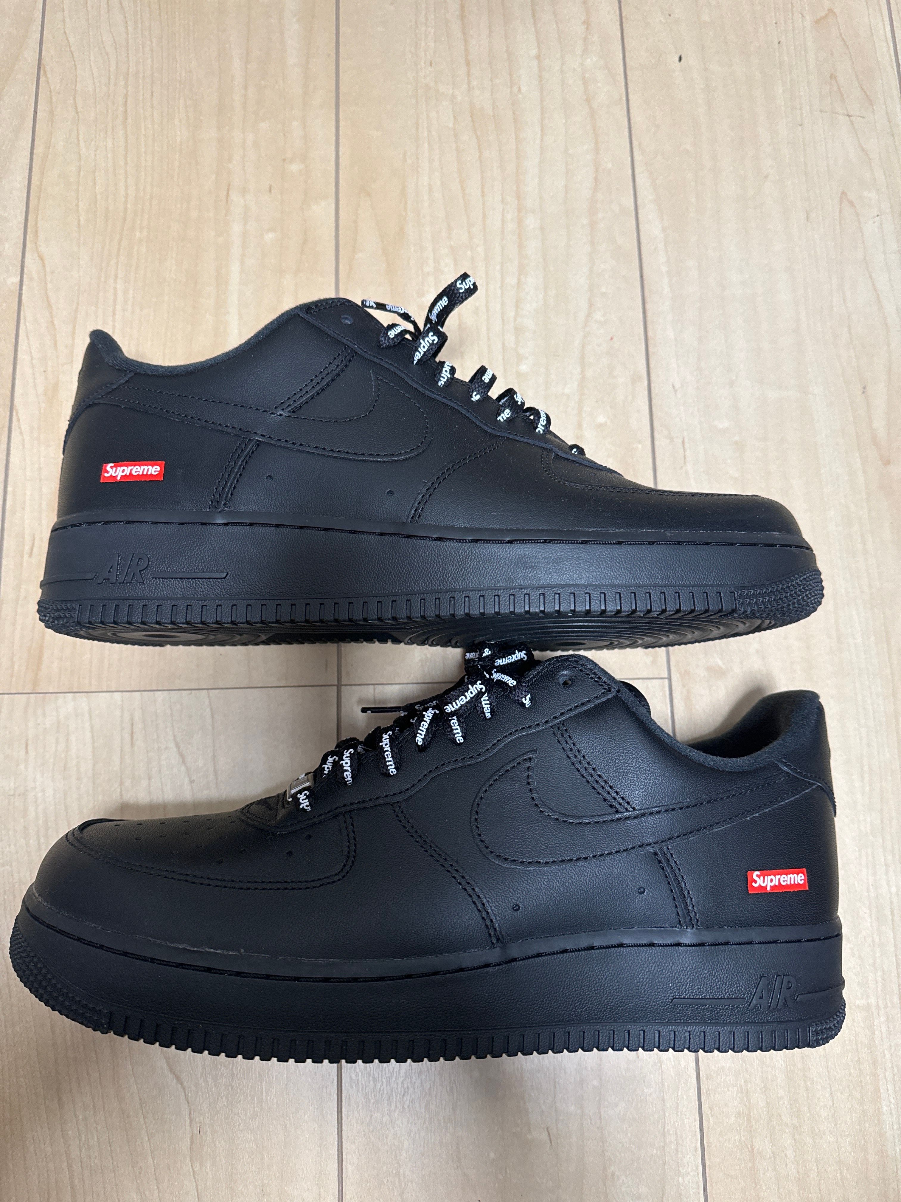 Supreme × Nike Air Force 1 Low "Black"