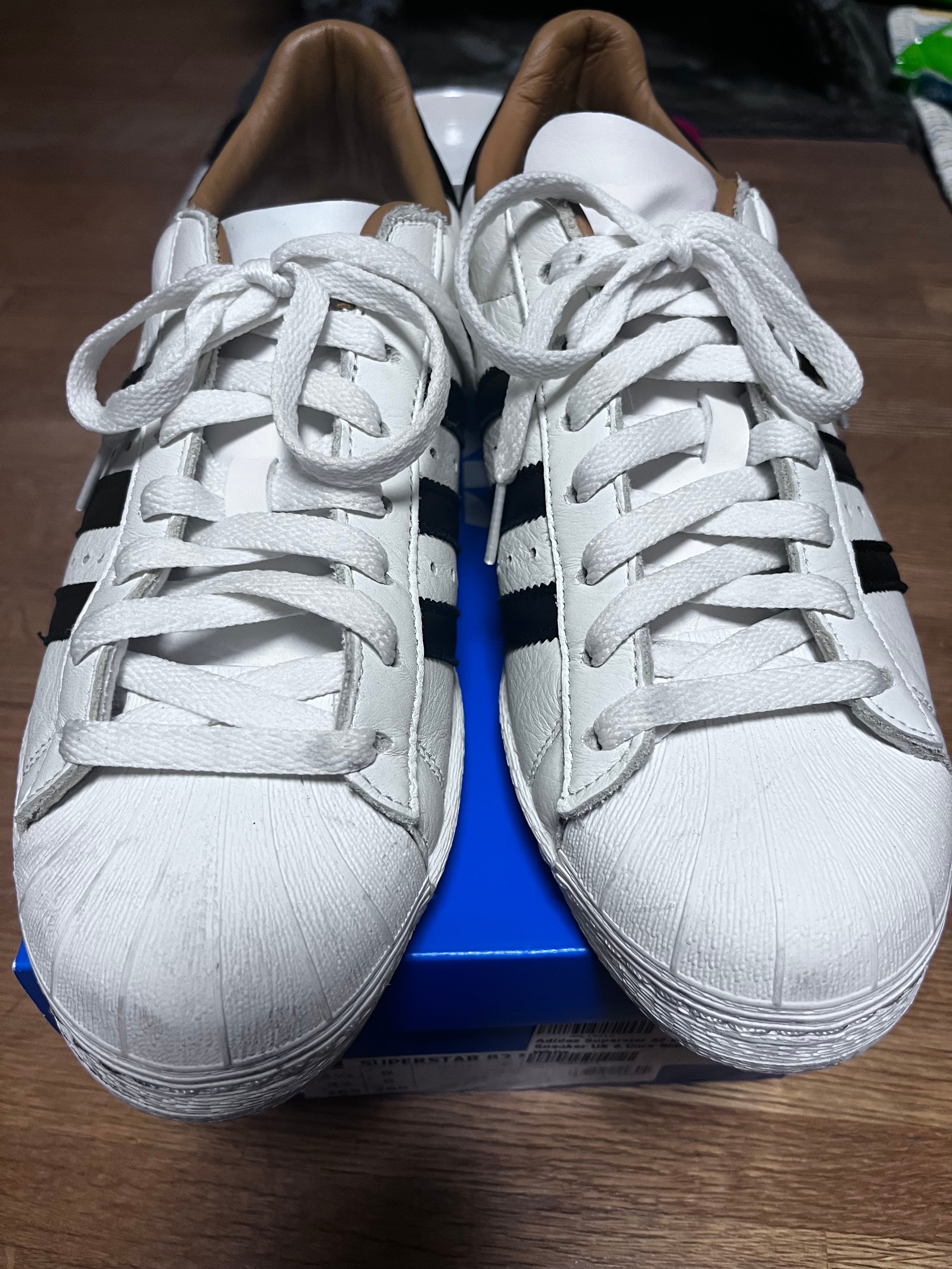 JJJJound × adidas Superstar 82 Made in Germany "Off White/Core Black/Off White"