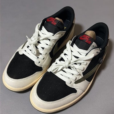 Travis Scott × Nike Women's Air Jordan 1 Low OG "Medium Olive"