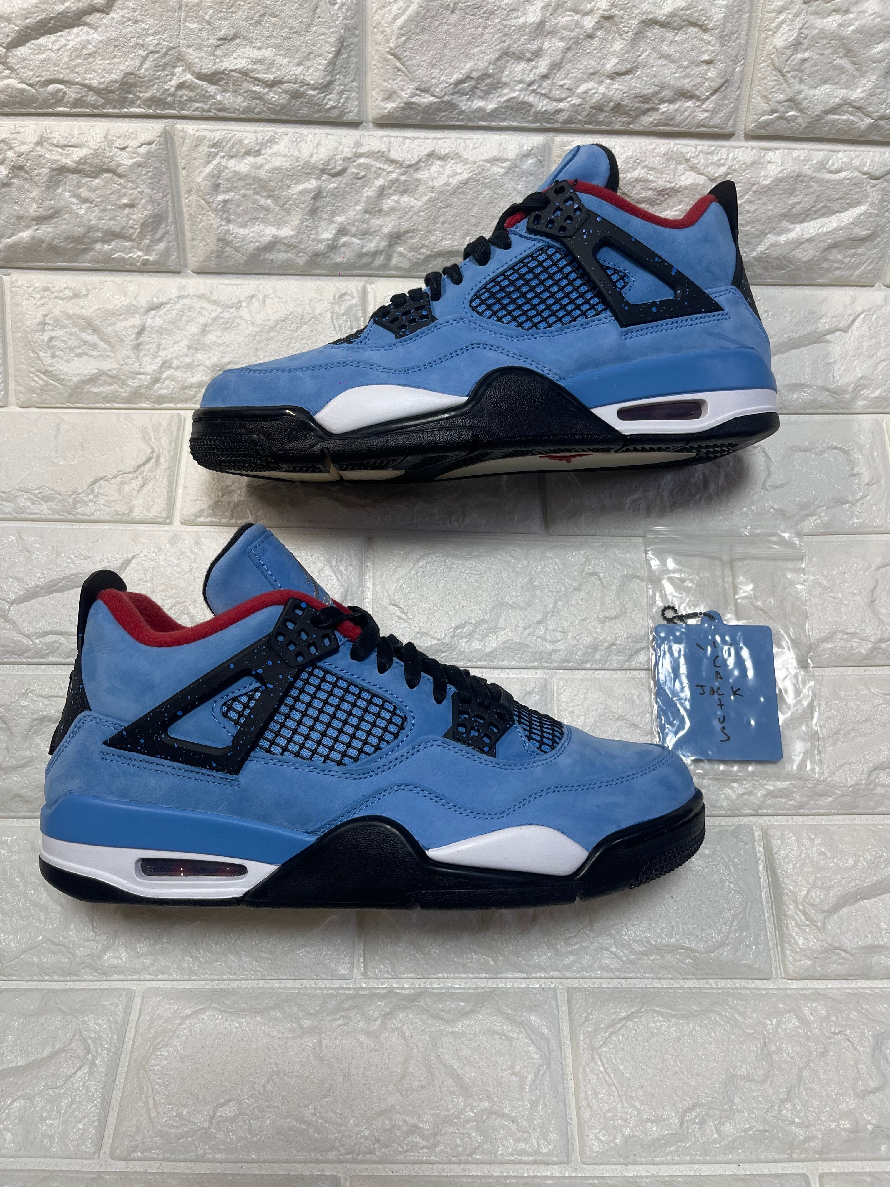 Travis Scott × Nike Air Jordan 4 Retro Cactus Jack "University Blue"
