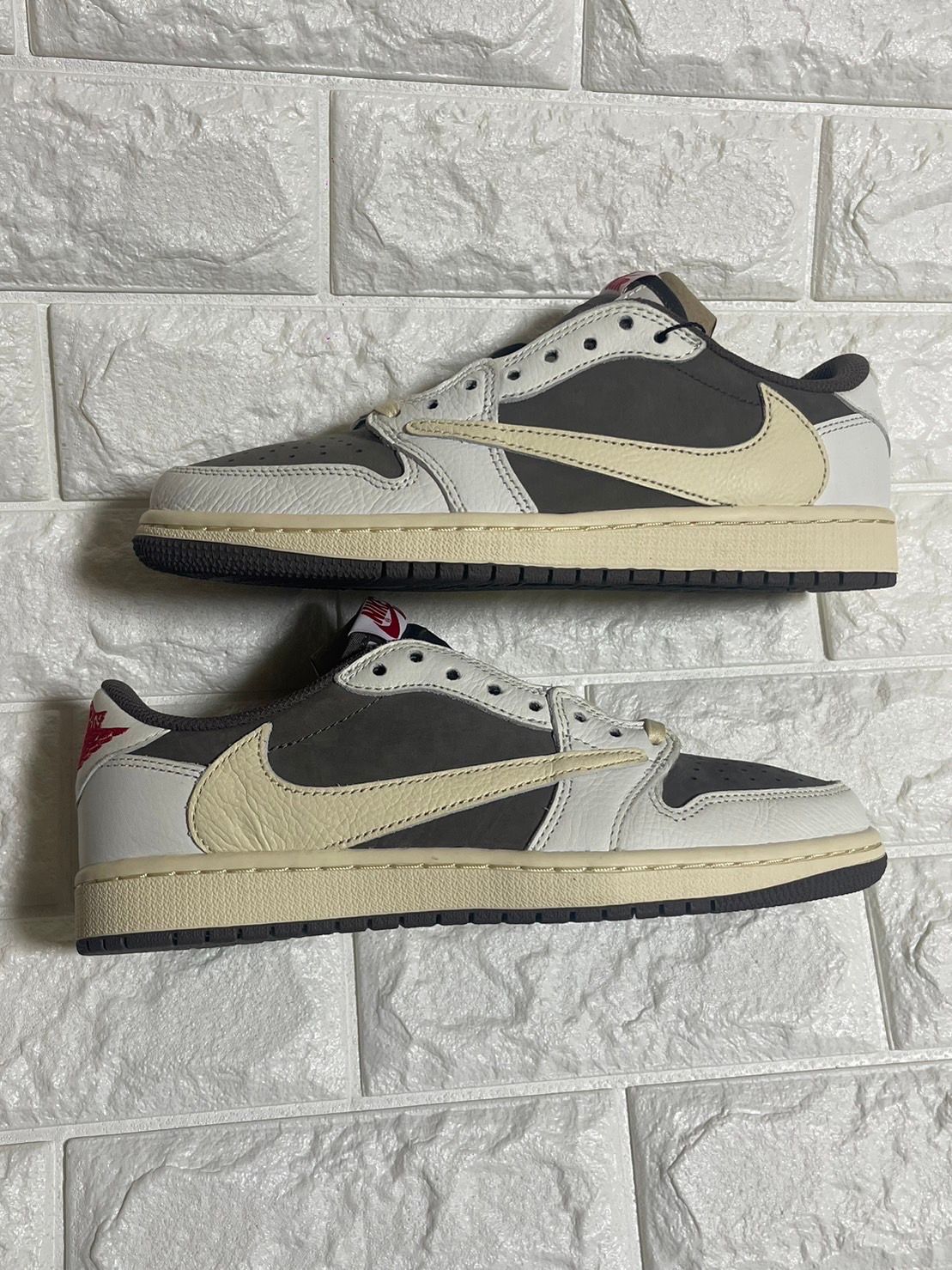 Travis Scott × Nike Air Jordan 1 Low OG SP "Reverse Mocha/Sail and Ridgerock"