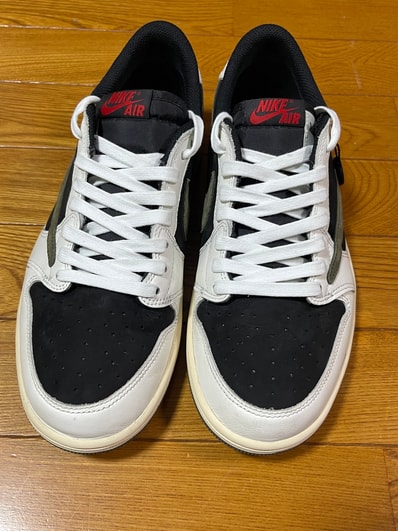 Travis Scott × Nike Women's Air Jordan 1 Low OG "Medium Olive"