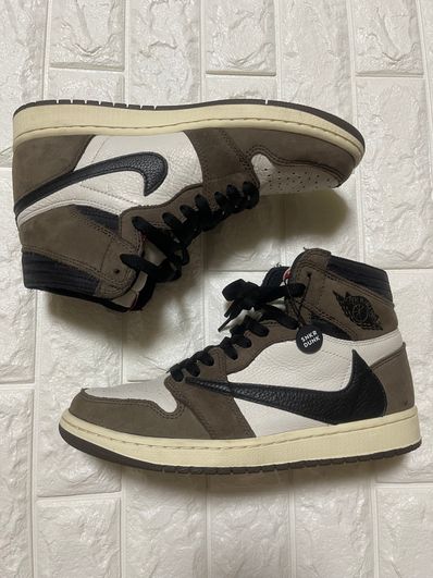 Travis Scott × Nike Air Jordan 1 Retro High OG TS SP "Sail/Dark Mocha"