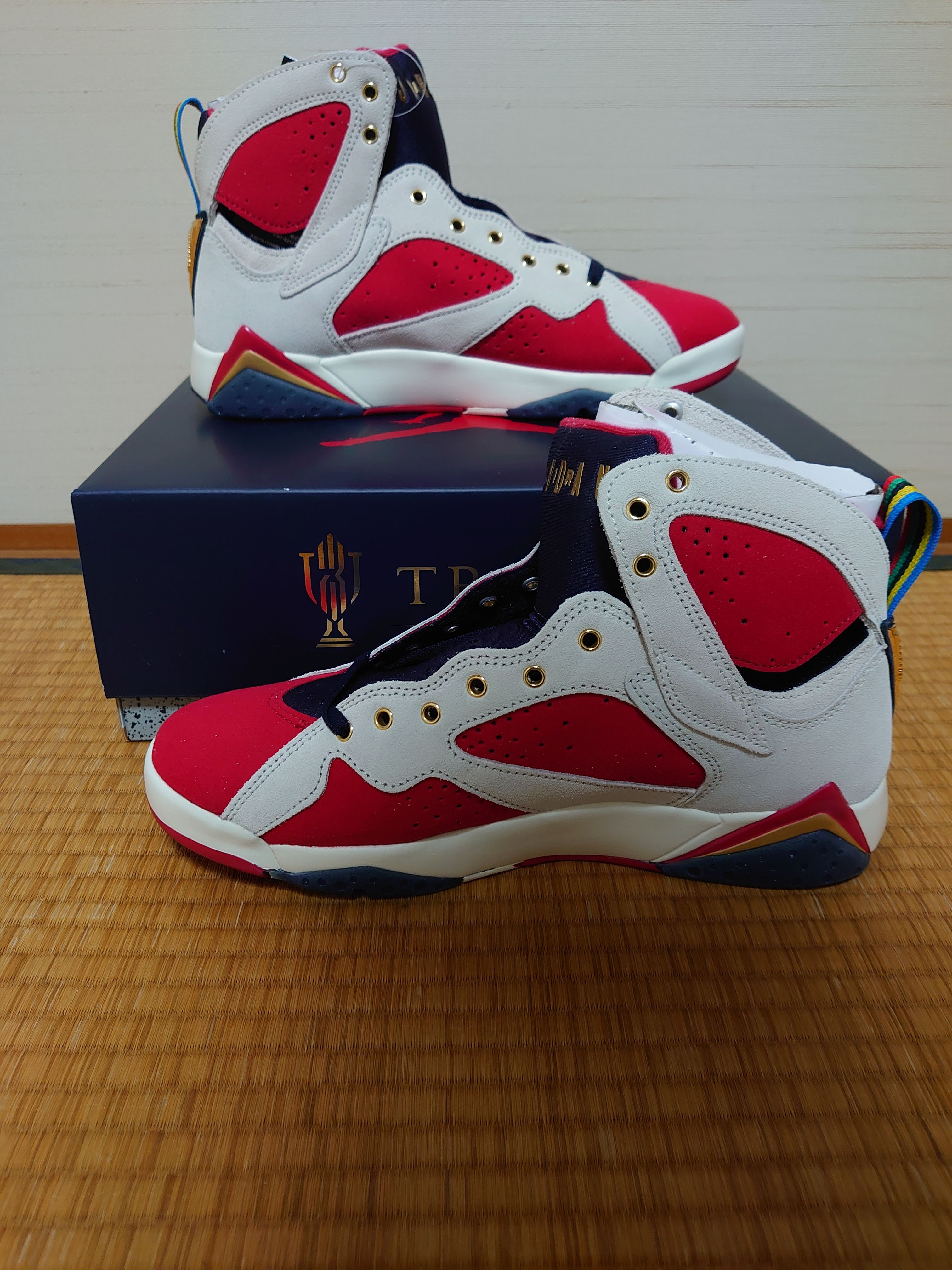 Trophy Room × Nike Air Jordan 7 "True Red and Obsidian"