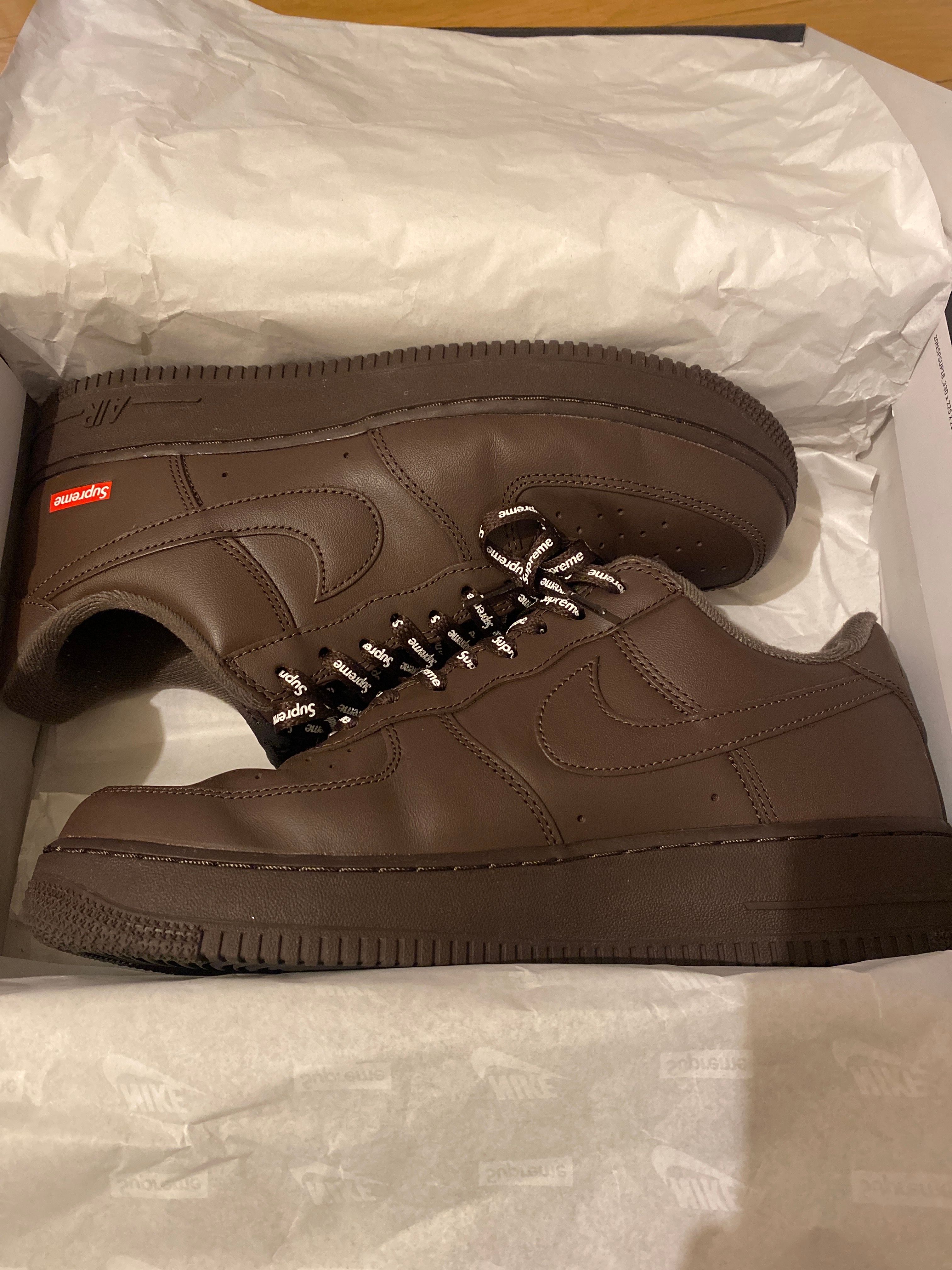 Supreme × Nike Air Force 1 Low "Baroque Brown"
