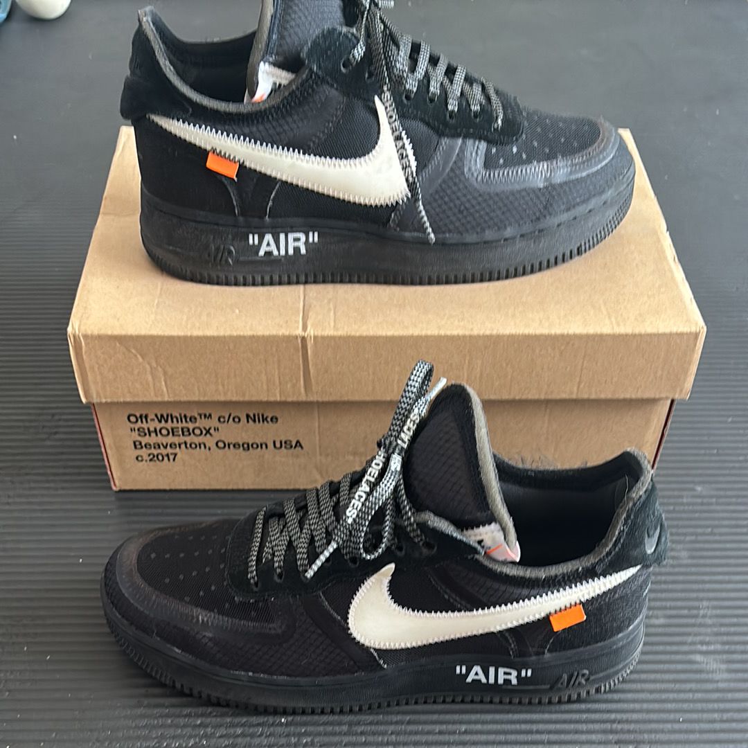 Off-White × Nike Air Force 1 Low "Black"