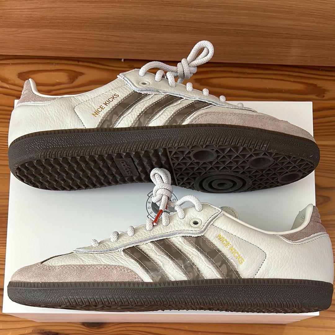 Nice Kicks × adidas Consortium Samba "Talc/Brown/Pantone"