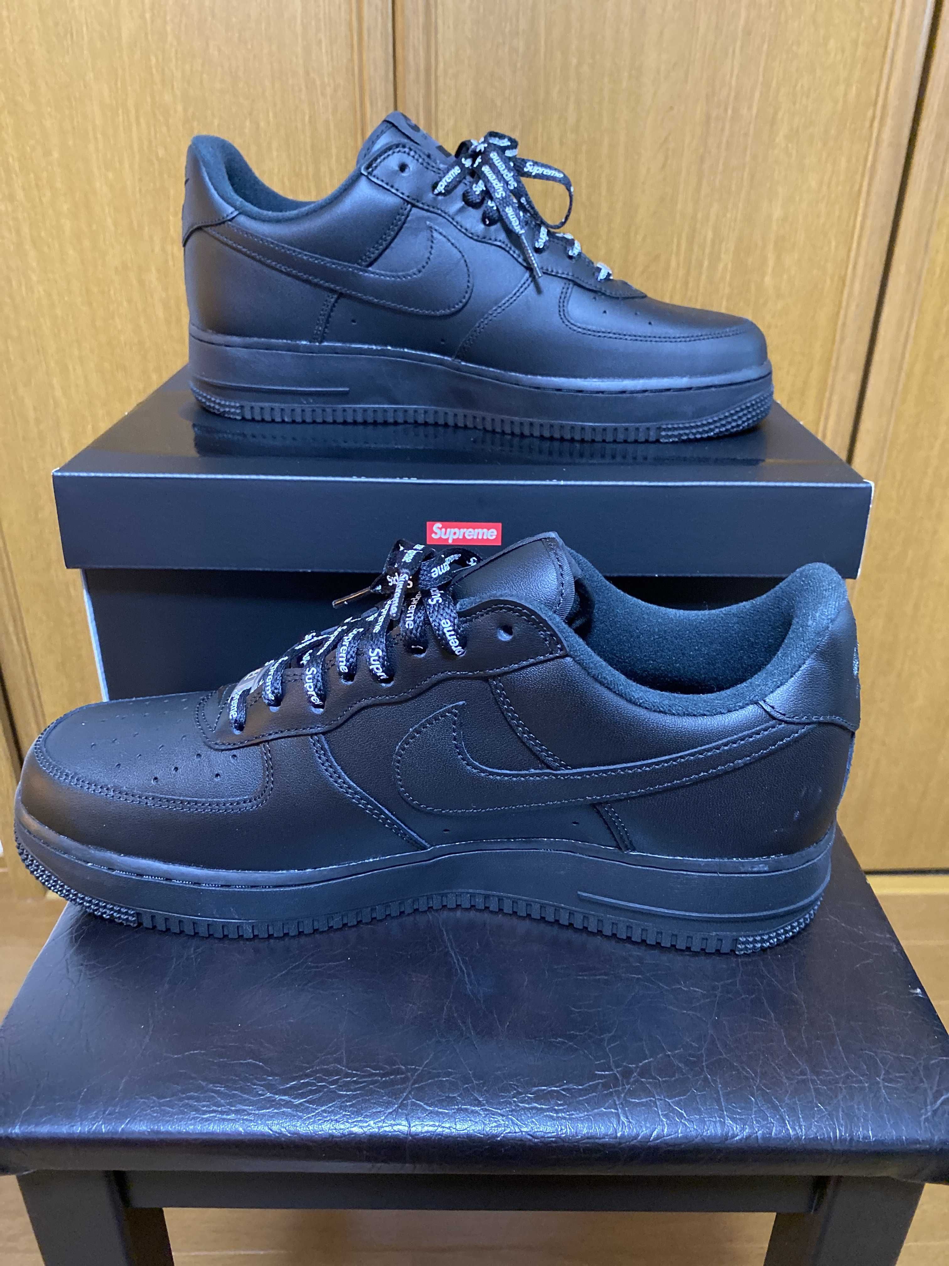 Supreme × Nike Air Force 1 Low "Black"