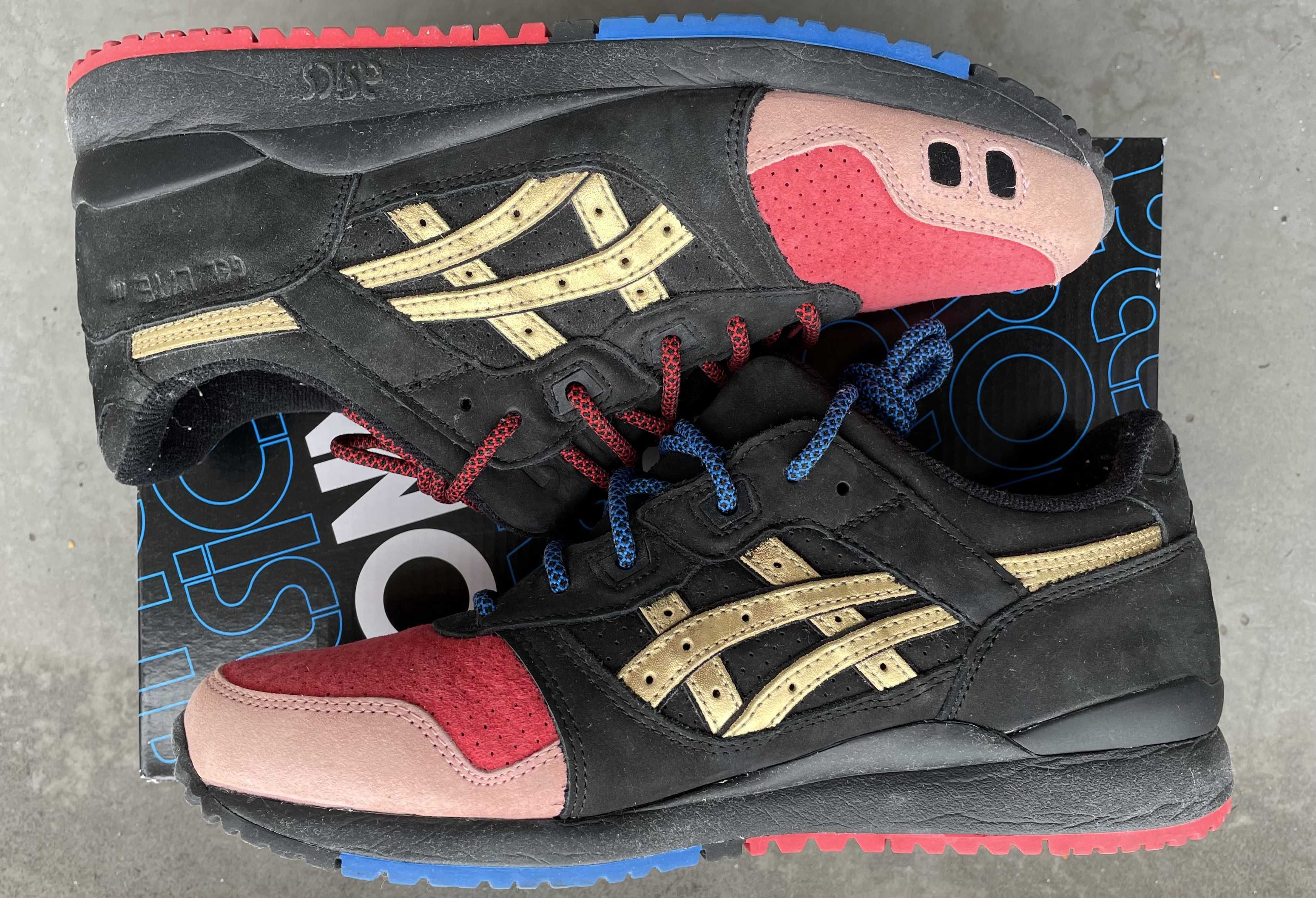 Ronnie Fieg × Asics Gel-Lyte III Tokyo Trio 252.1 "Black/Gold" 