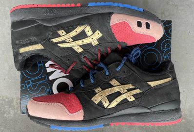 Ronnie Fieg × Asics Gel-Lyte III Tokyo Trio 252.1 "Black/Gold"