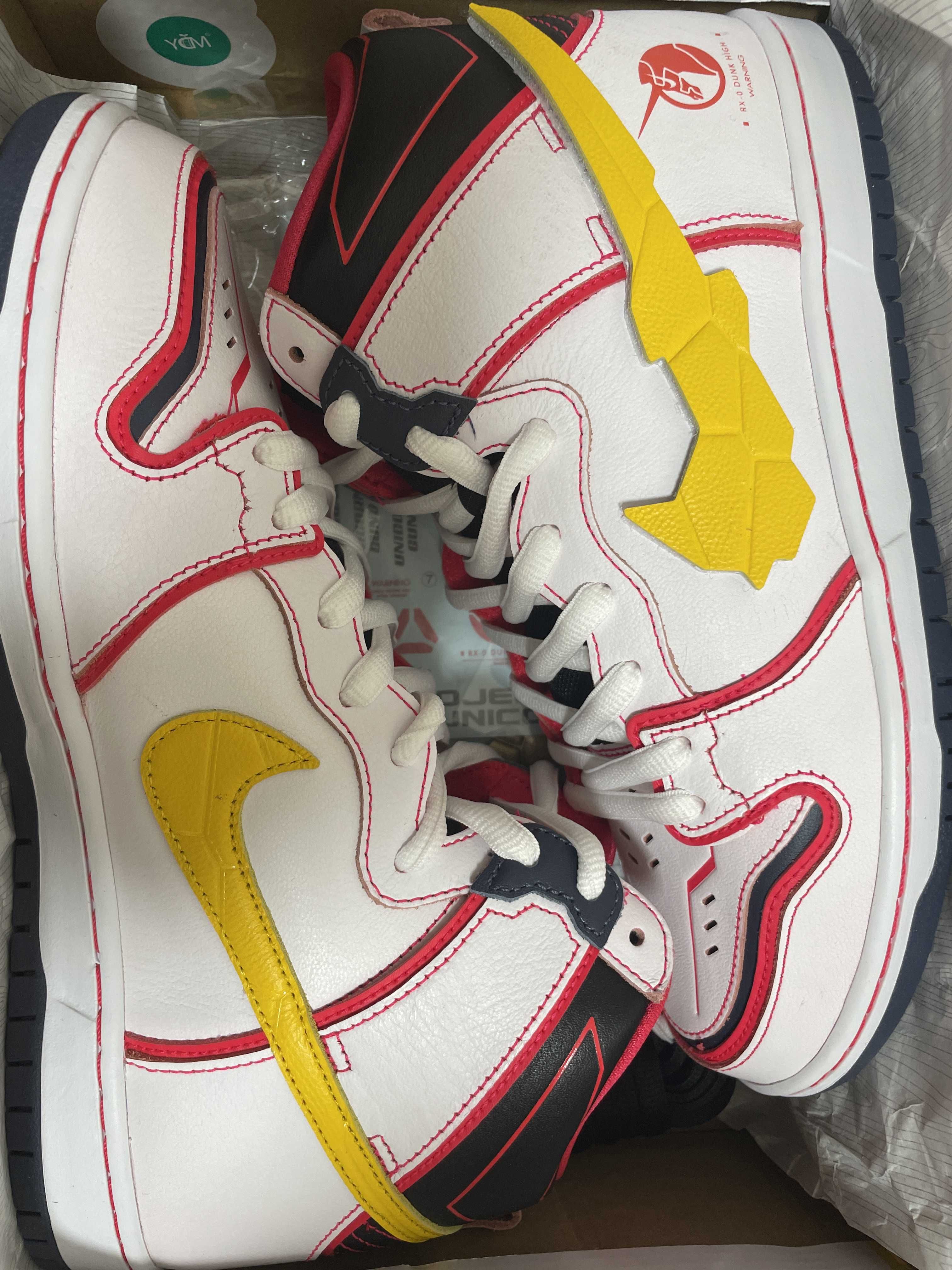 Gundam Unicorn × Nike SB Dunk High PRO QS "UNICORN"