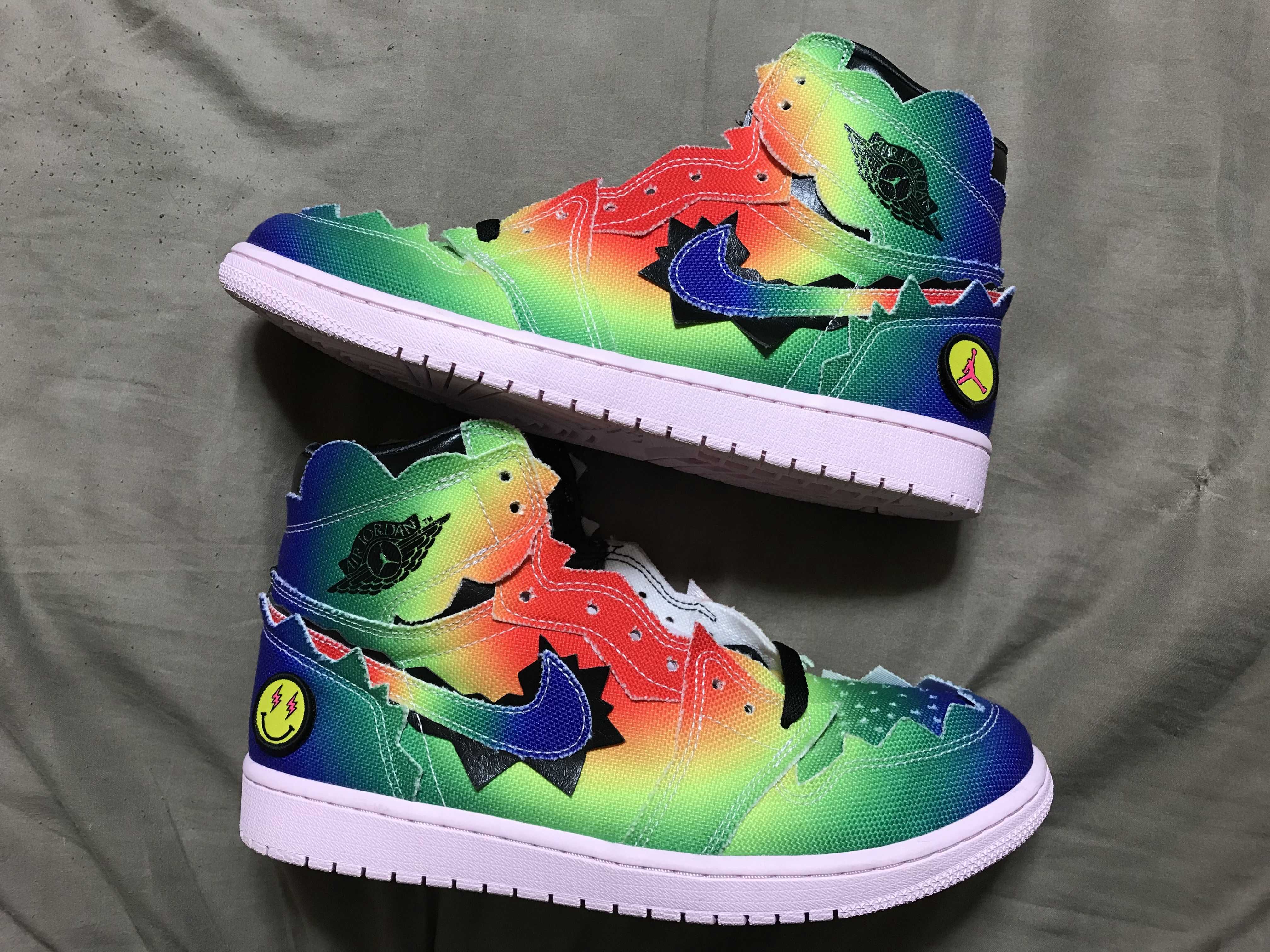 J Balvin × Nike Air Jordan 1 High OG "Rainbow"