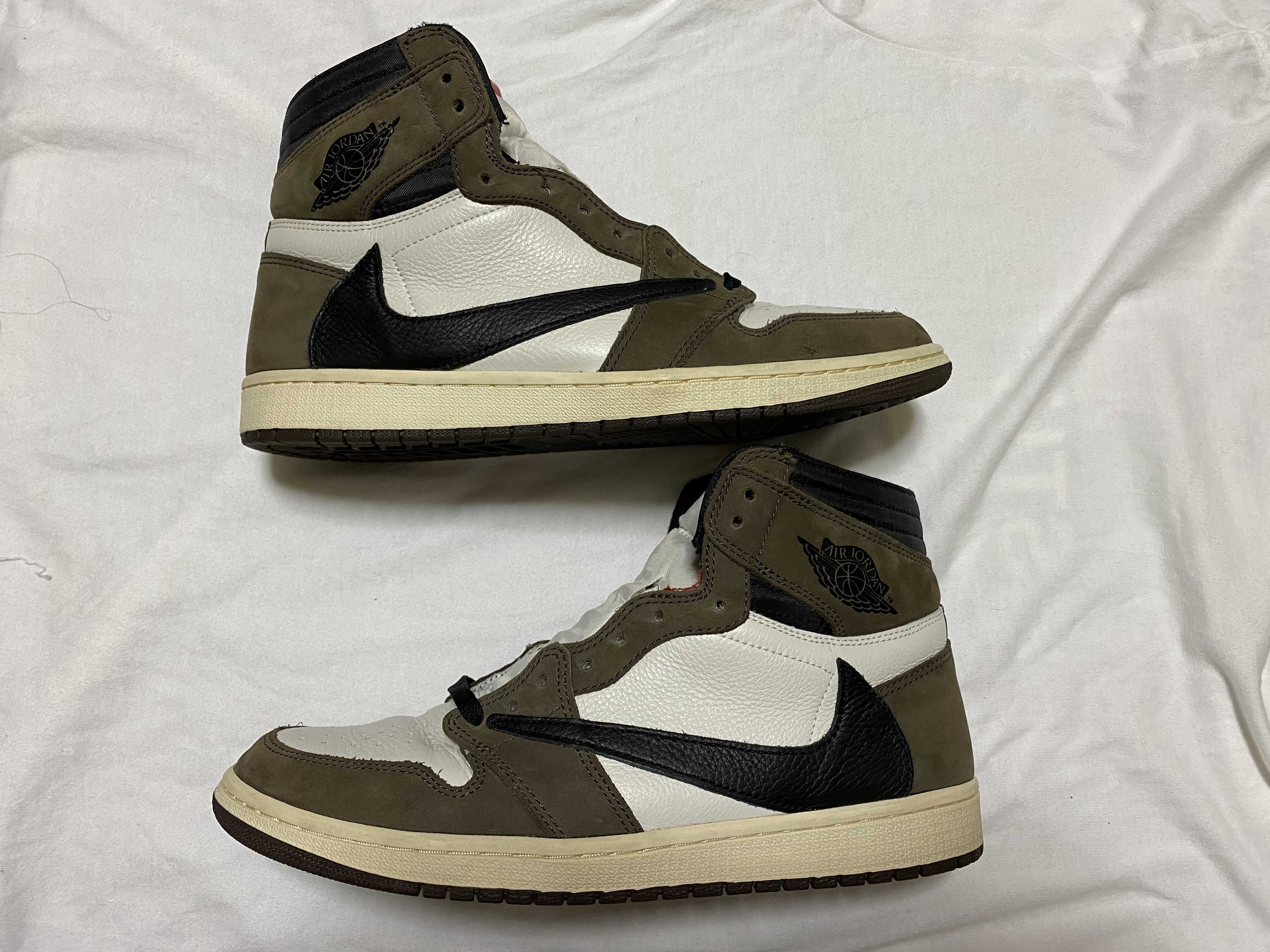 Travis Scott × Nike Air Jordan 1 Retro High OG TS SP "Sail/Dark Mocha"
