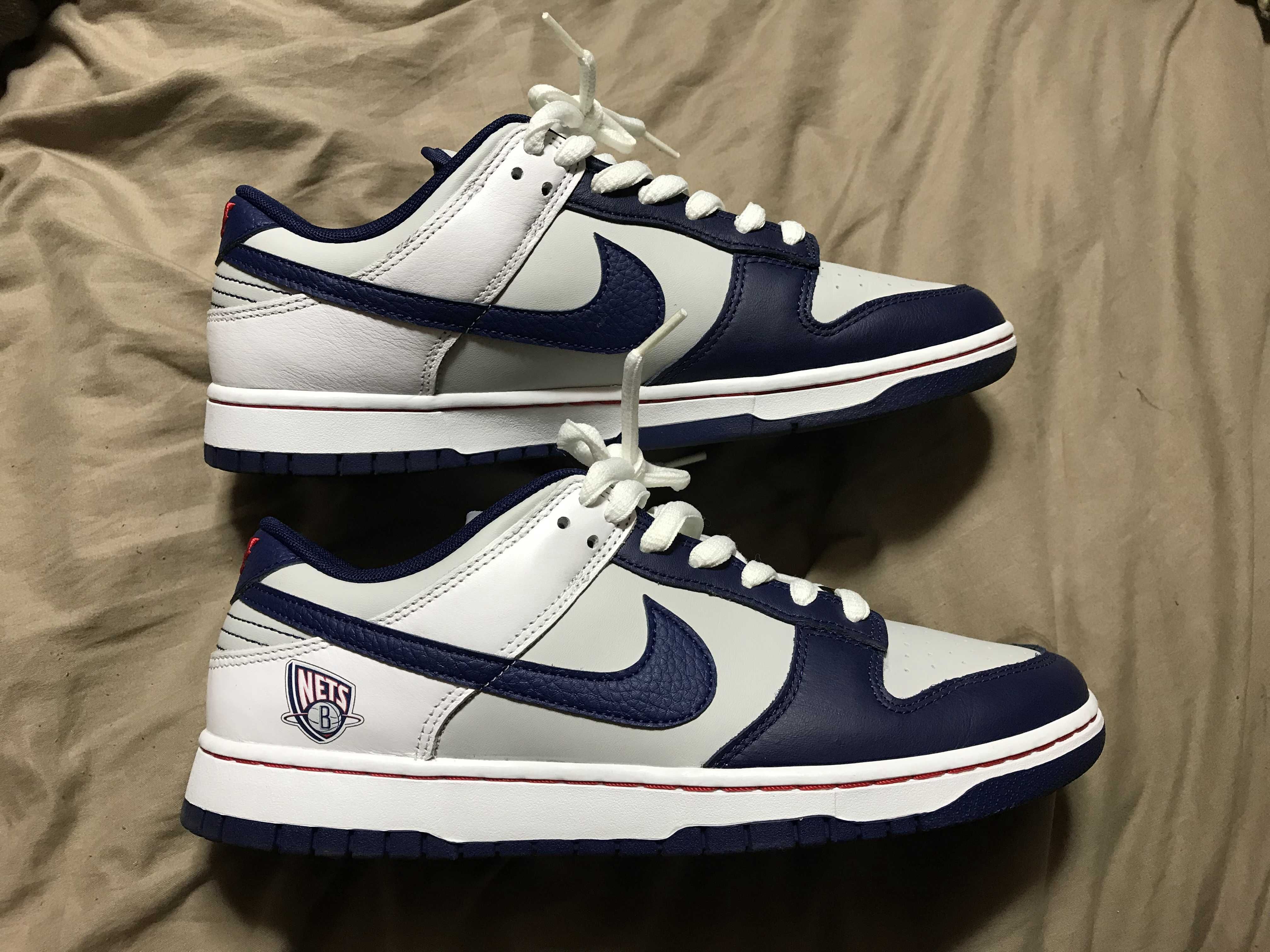 NBA × Nike Dunk Low EMB 75th Anniversary "Nets"