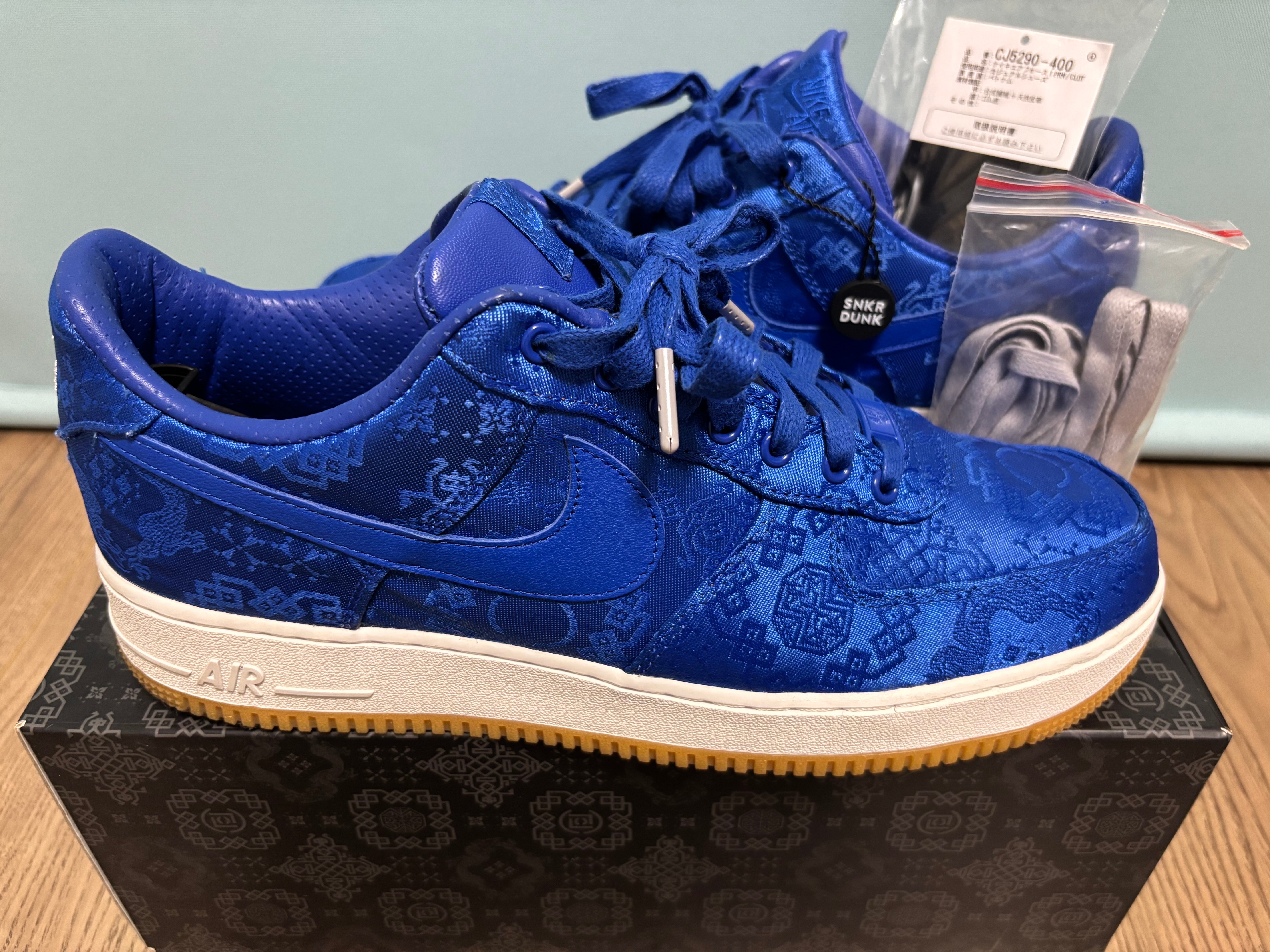 CLOT × Nike Air Force 1 Low "Blue"