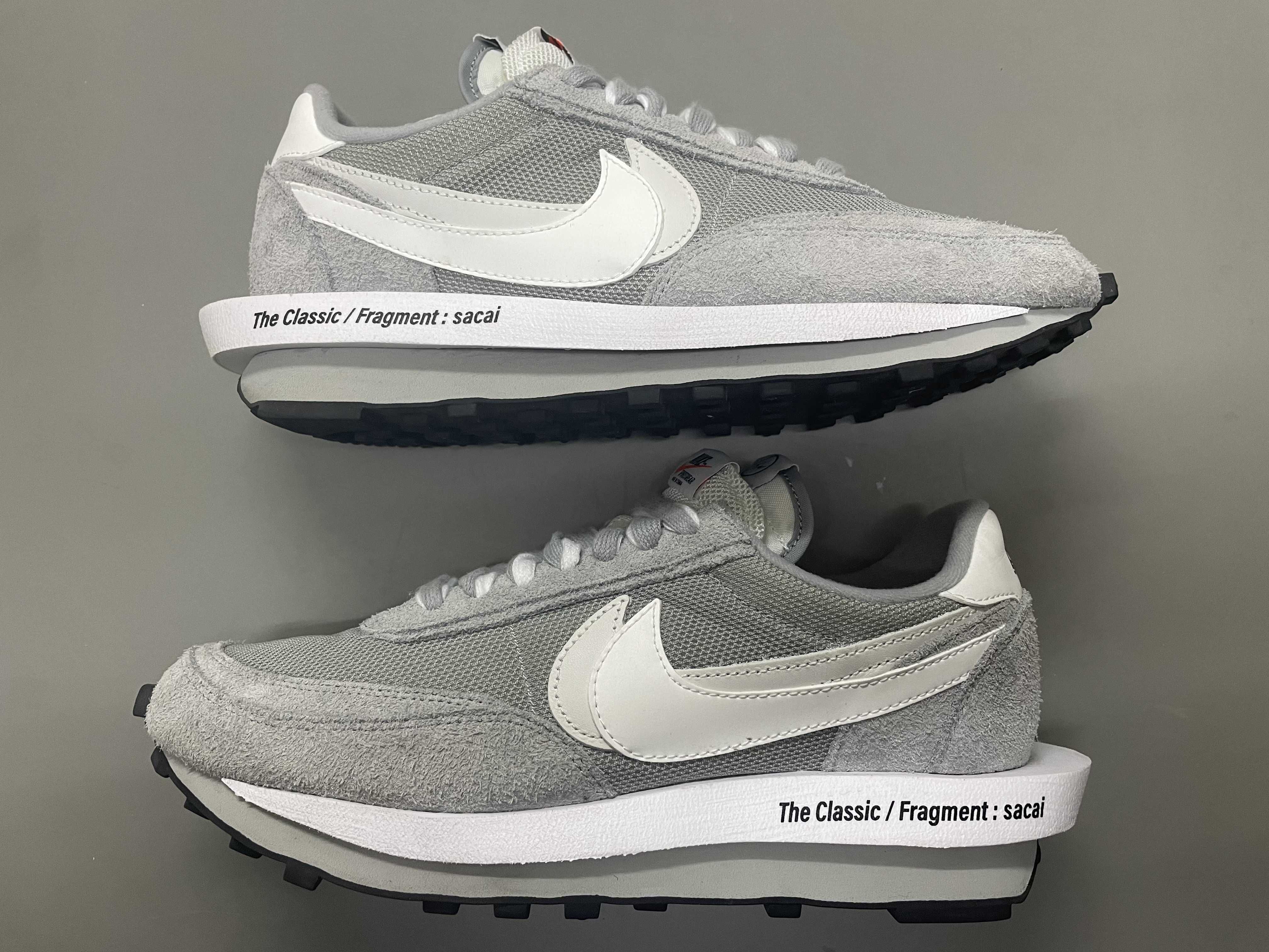 Fragment × sacai × Nike LD Waffle "Light Smoke Grey"