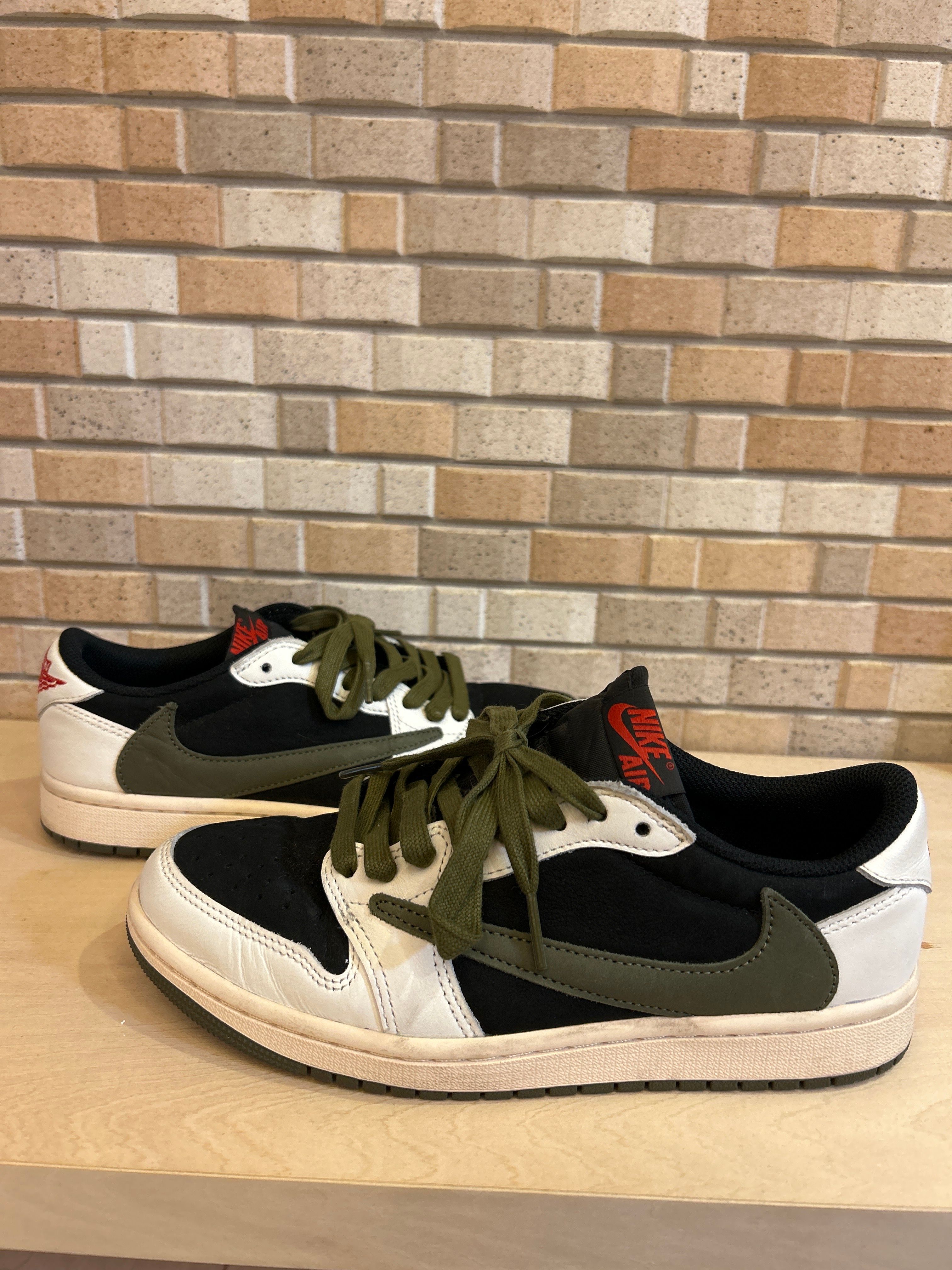 Travis Scott × Nike Women's Air Jordan 1 Low OG "Medium Olive"