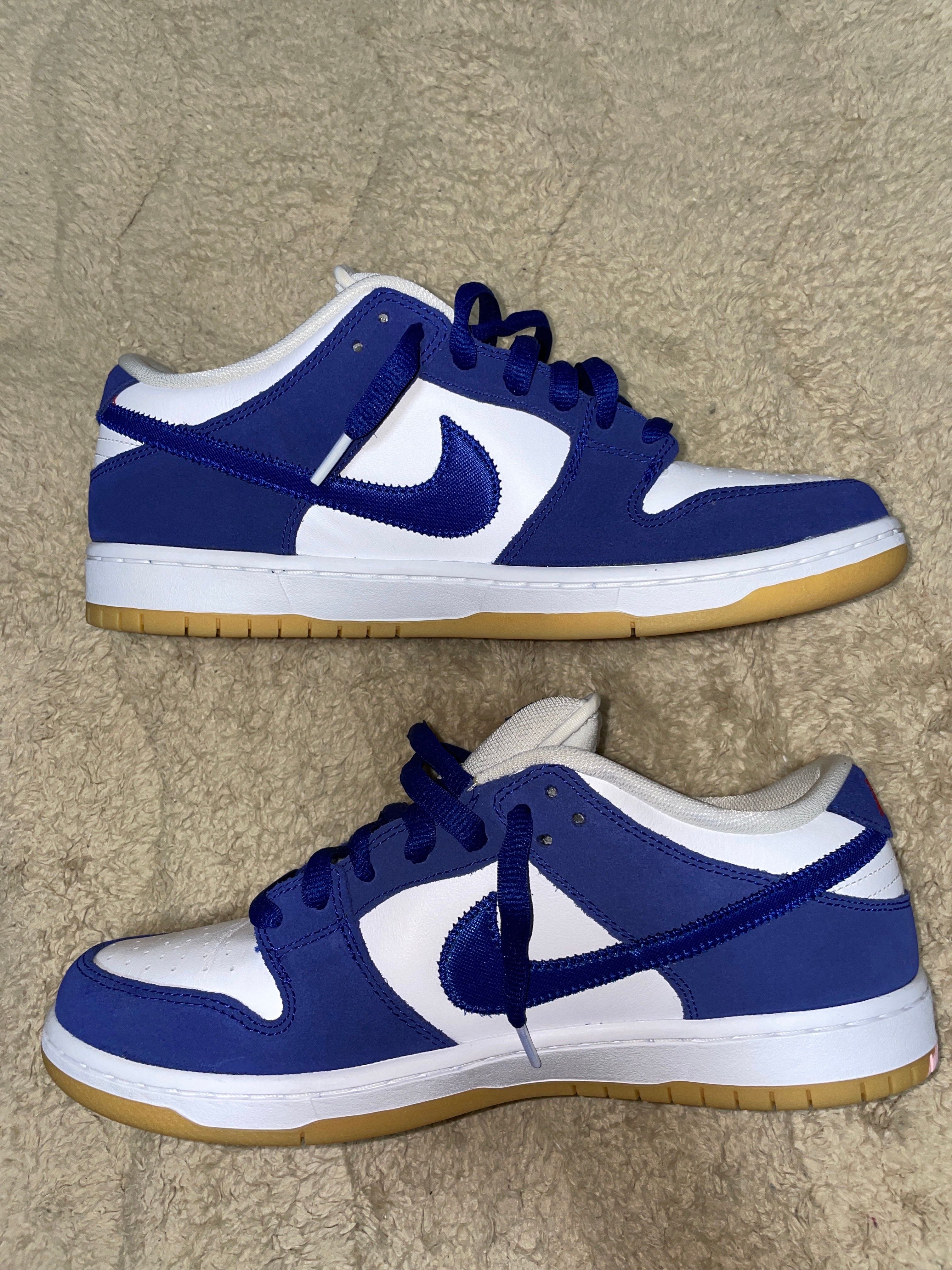 Nike SB Dunk Low "Los Angeles Dodgers/Deep Royal Blue"