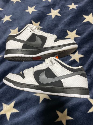 TIGHTBOOTH × Nike SB Dunk Low Pro QS "Black and White"