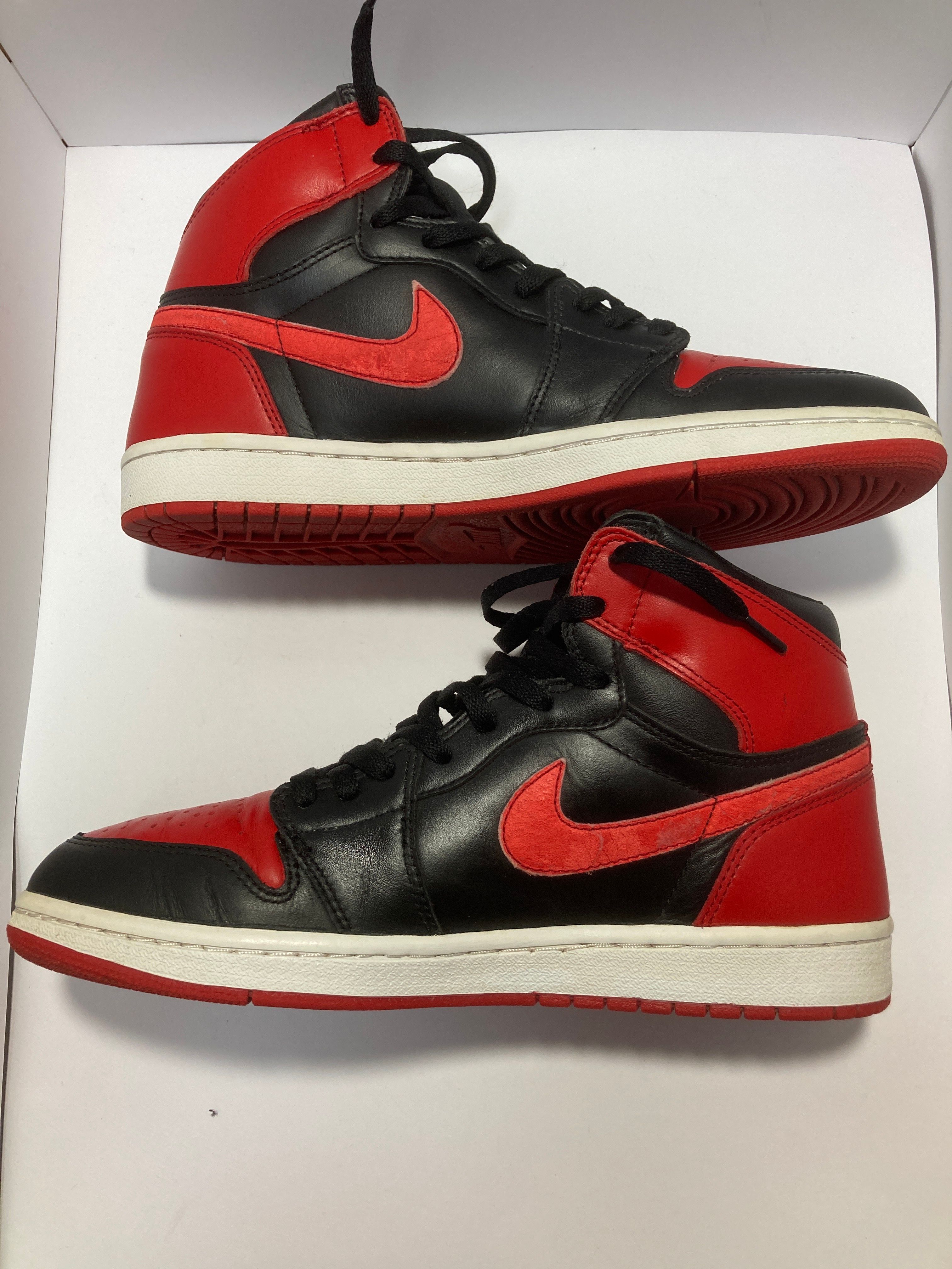 Nike Air Jordan 1 Retro High "Black Varsity Red/Bred"(2001)