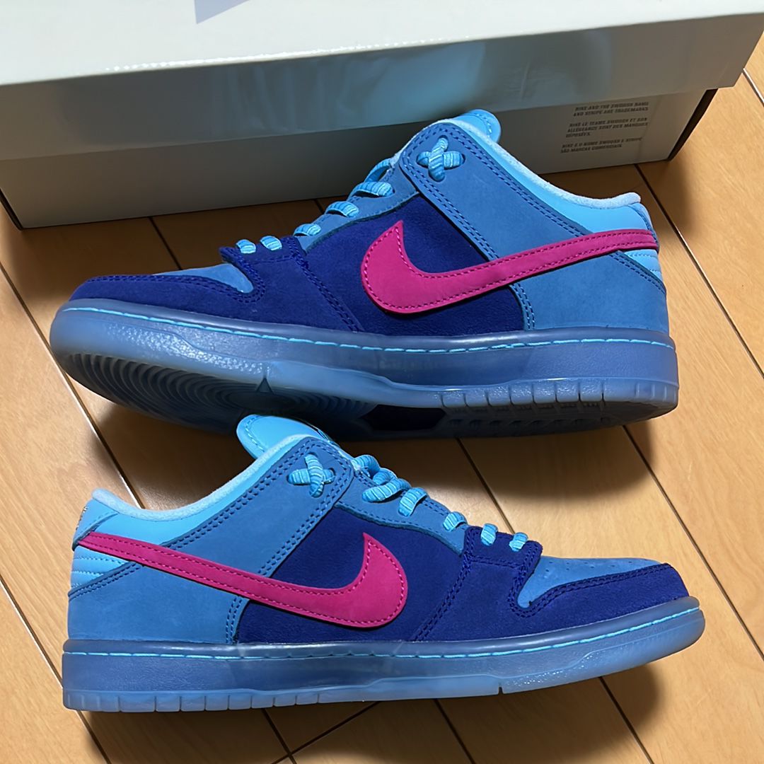 Run The Jewels × Nike SB Dunk Low "Deep Royal Blue and Active Pink"