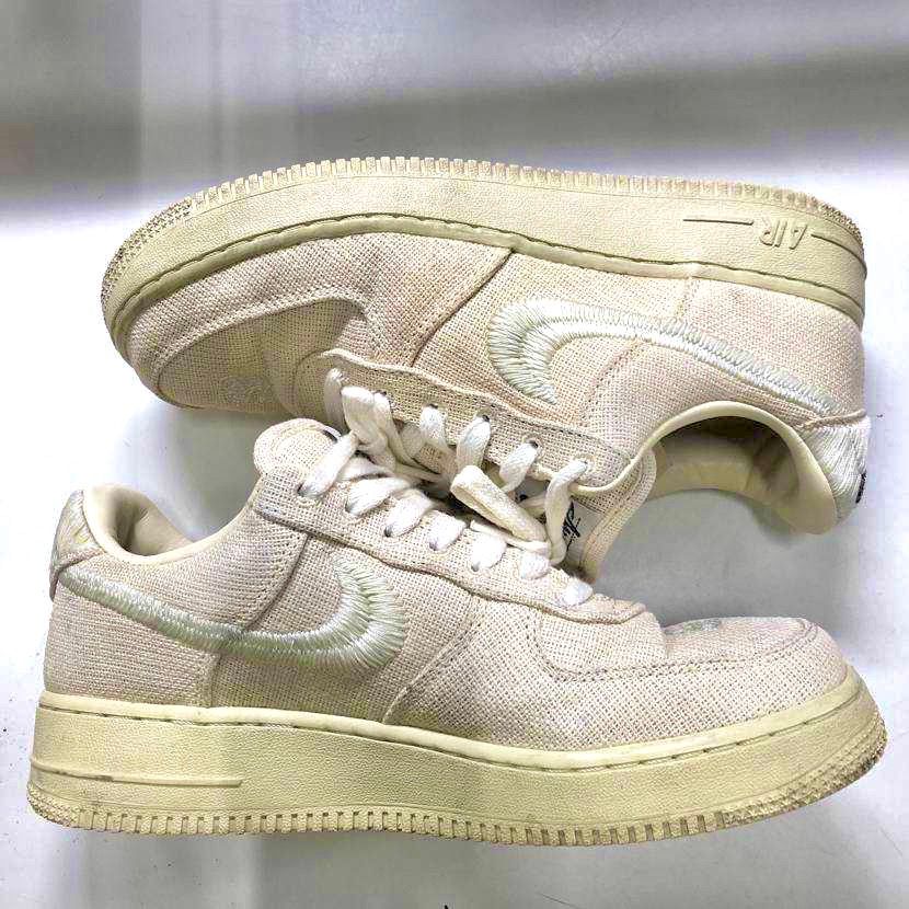 Stussy × Nike Air Force 1 Low "Fossil Stone"