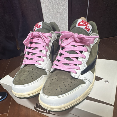 Travis Scott × Nike Air Jordan 1 Low OG SP "Reverse Olive"