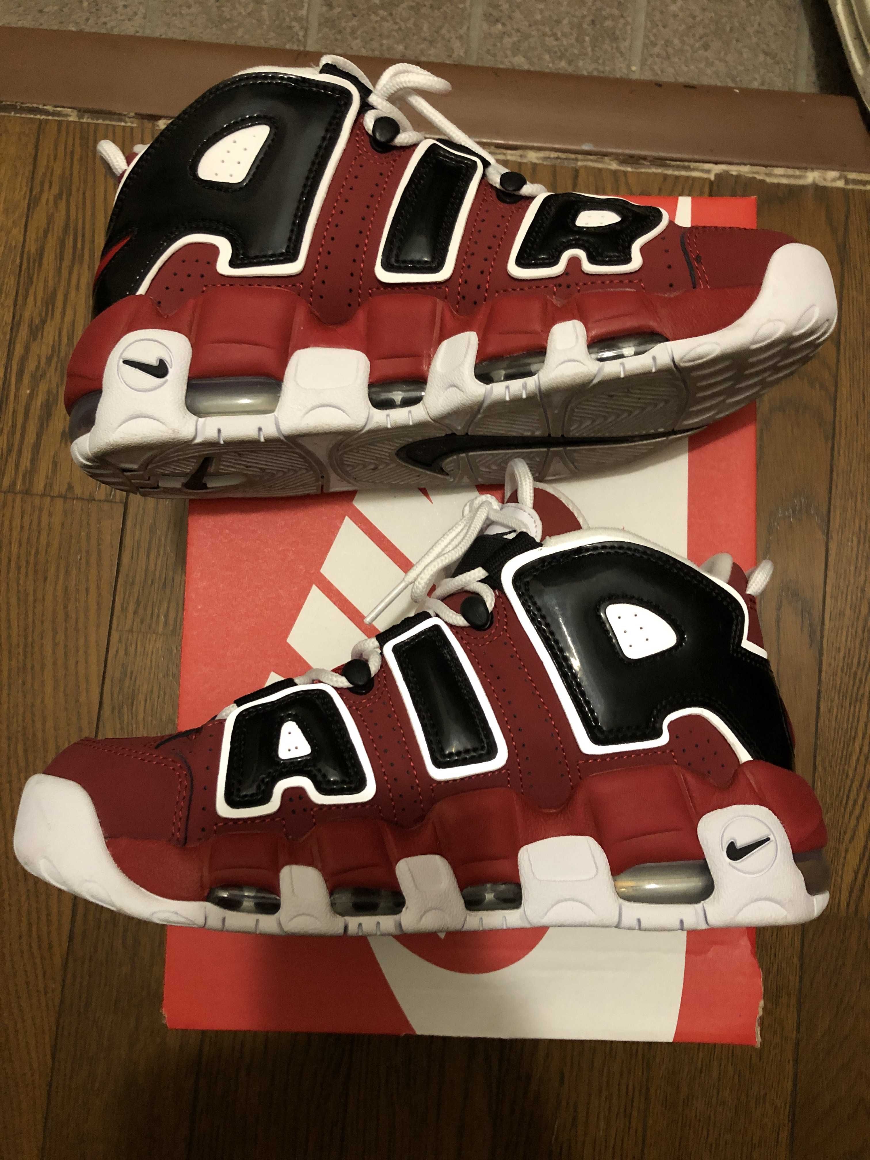 Nike Air More Uptempo ’96 "Black and Varsity Red" (2021) 
