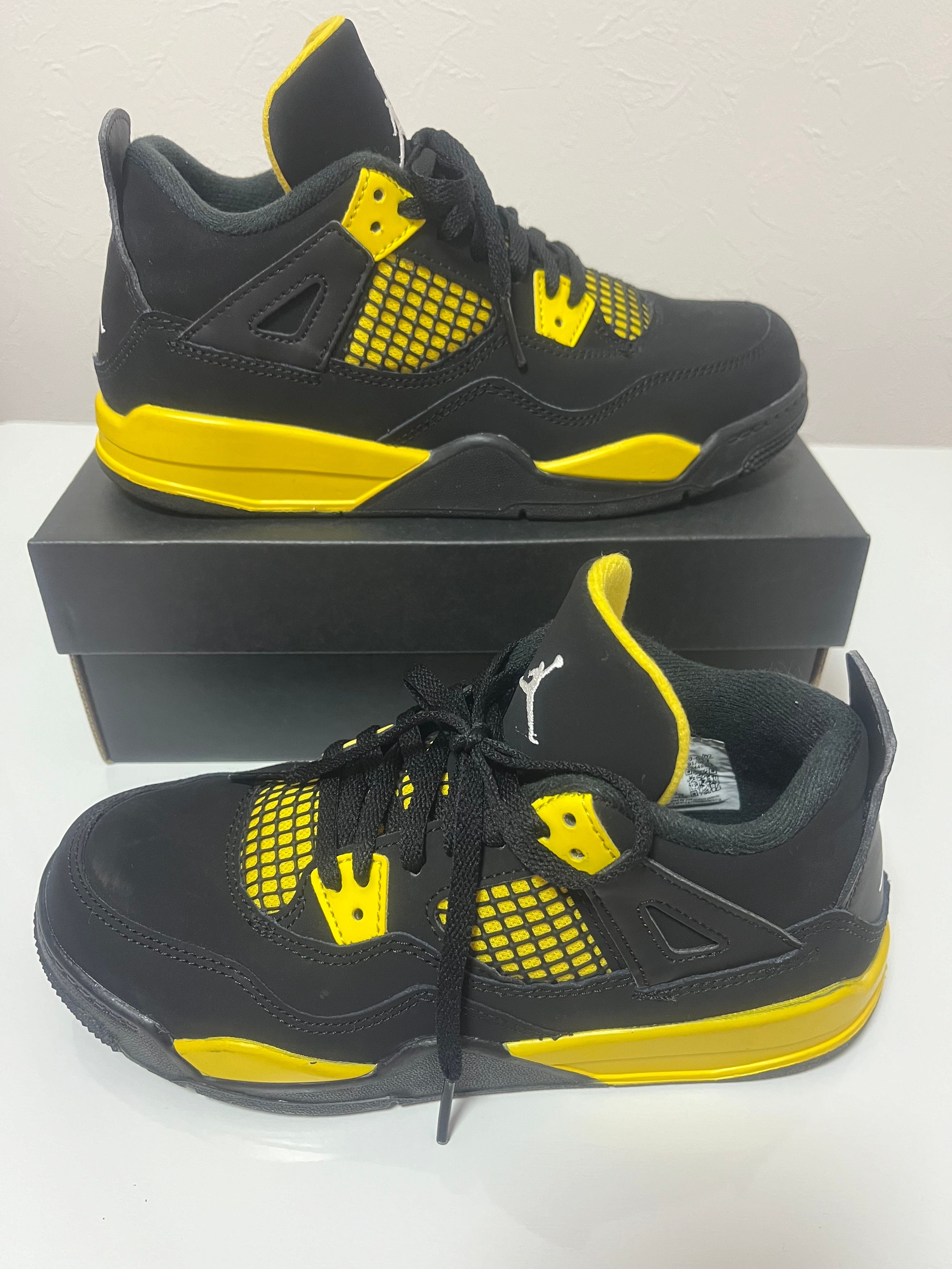 Nike PS Air Jordan 4 Retro "Thunder"(2023)
