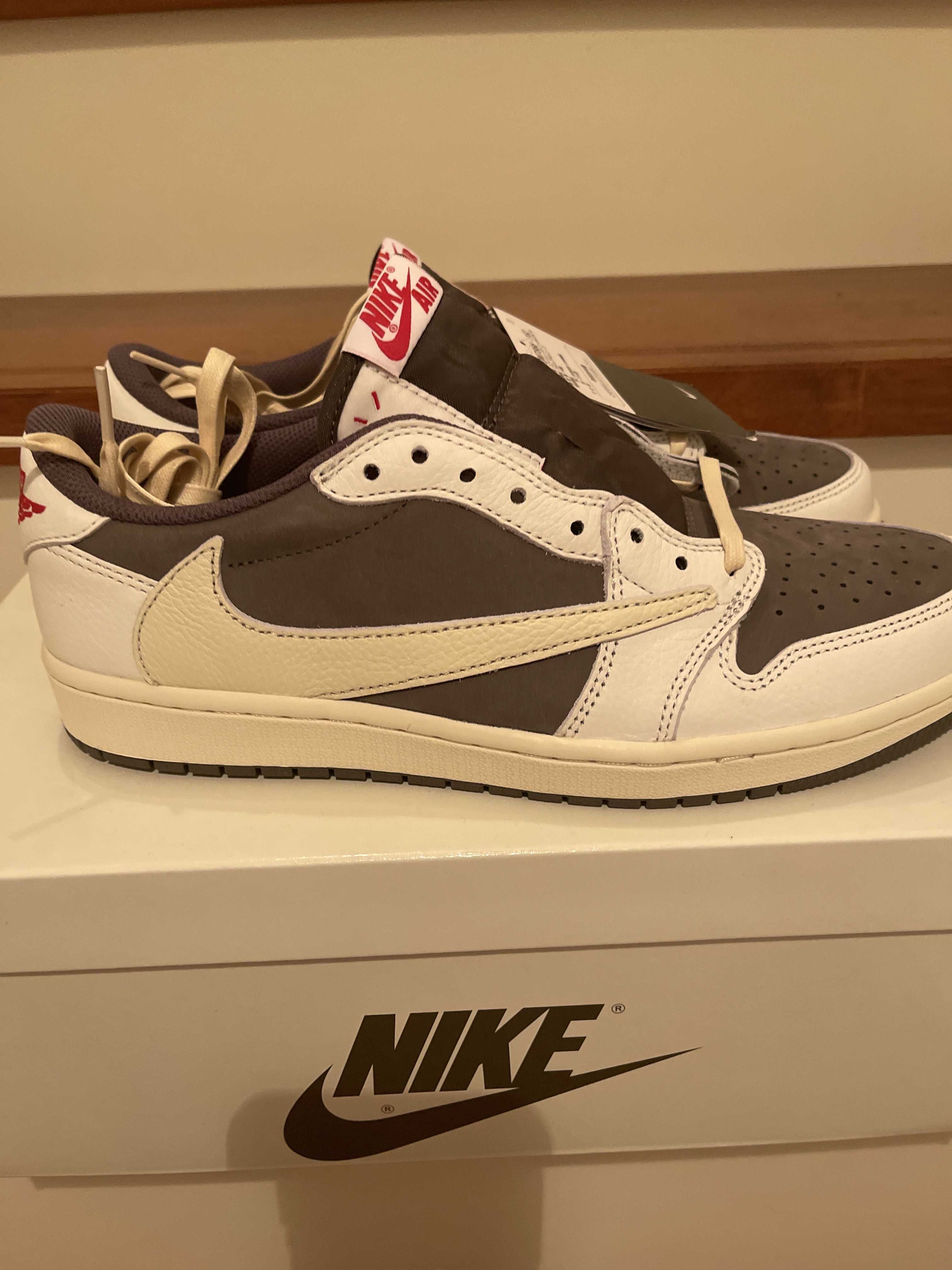 Travis Scott × Nike Air Jordan 1 Low OG SP "Reverse Mocha/Sail and Ridgerock"
