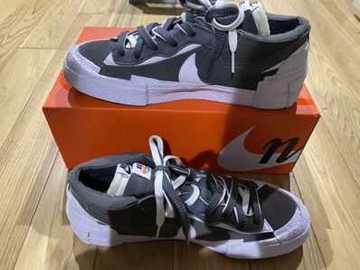 Sacai × Nike Blazer Low "Iron Grey"