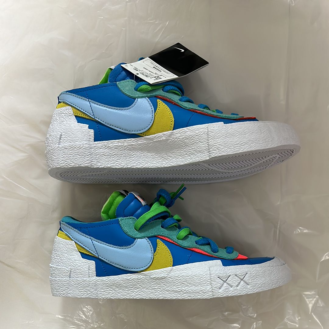 KAWS × sacai × Nike Blazer Low "Neptune Blue"