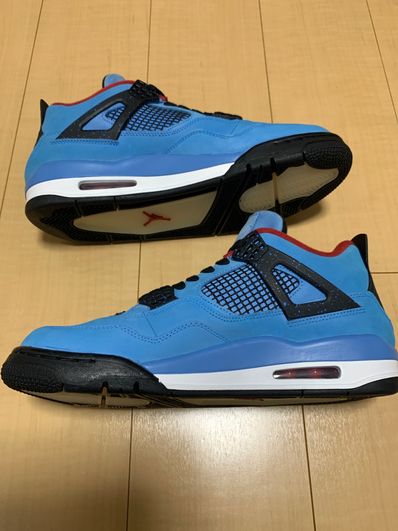 Travis Scott × Nike Air Jordan 4 Retro Cactus Jack "University Blue"
