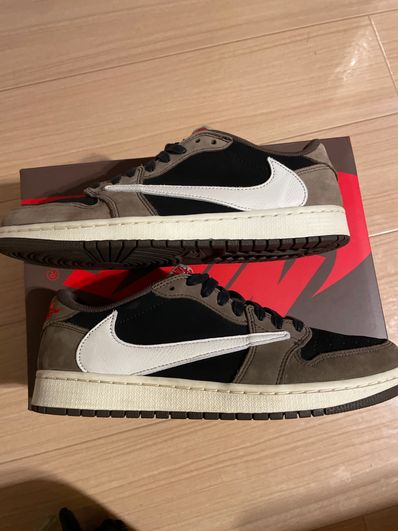Travis Scott × Nike Air Jordan 1 Low OG SP-T "Black/Dark Mocha"