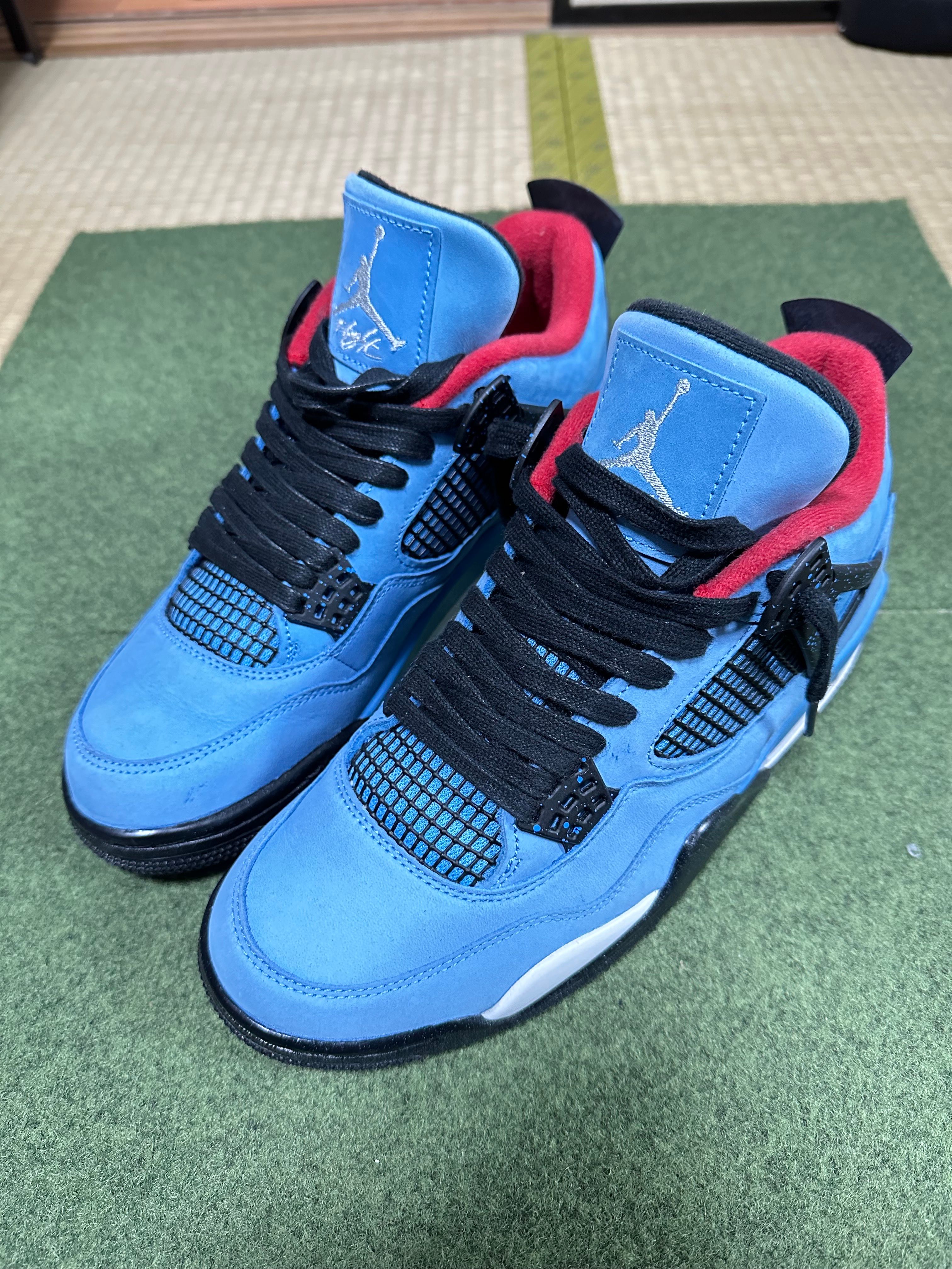 Travis Scott × Nike Air Jordan 4 Retro Cactus Jack "University Blue"