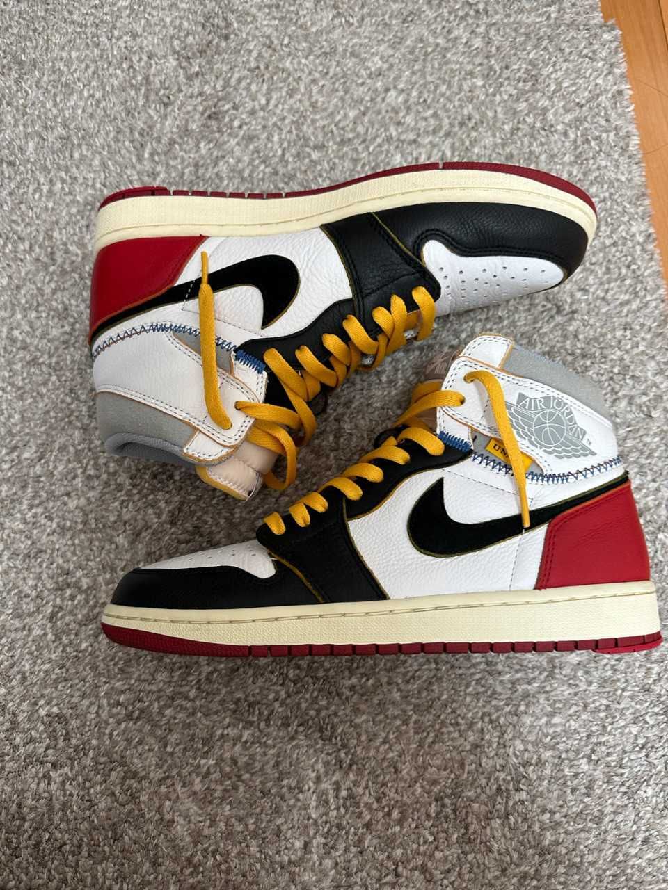 UNION × Nike Air Jordan 1 Retro High OG NRG "Varsity Red/Wolf Grey"