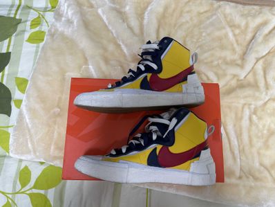 sacai × Nike Blazer Mid "Varsity Maize/Varsity Red"
