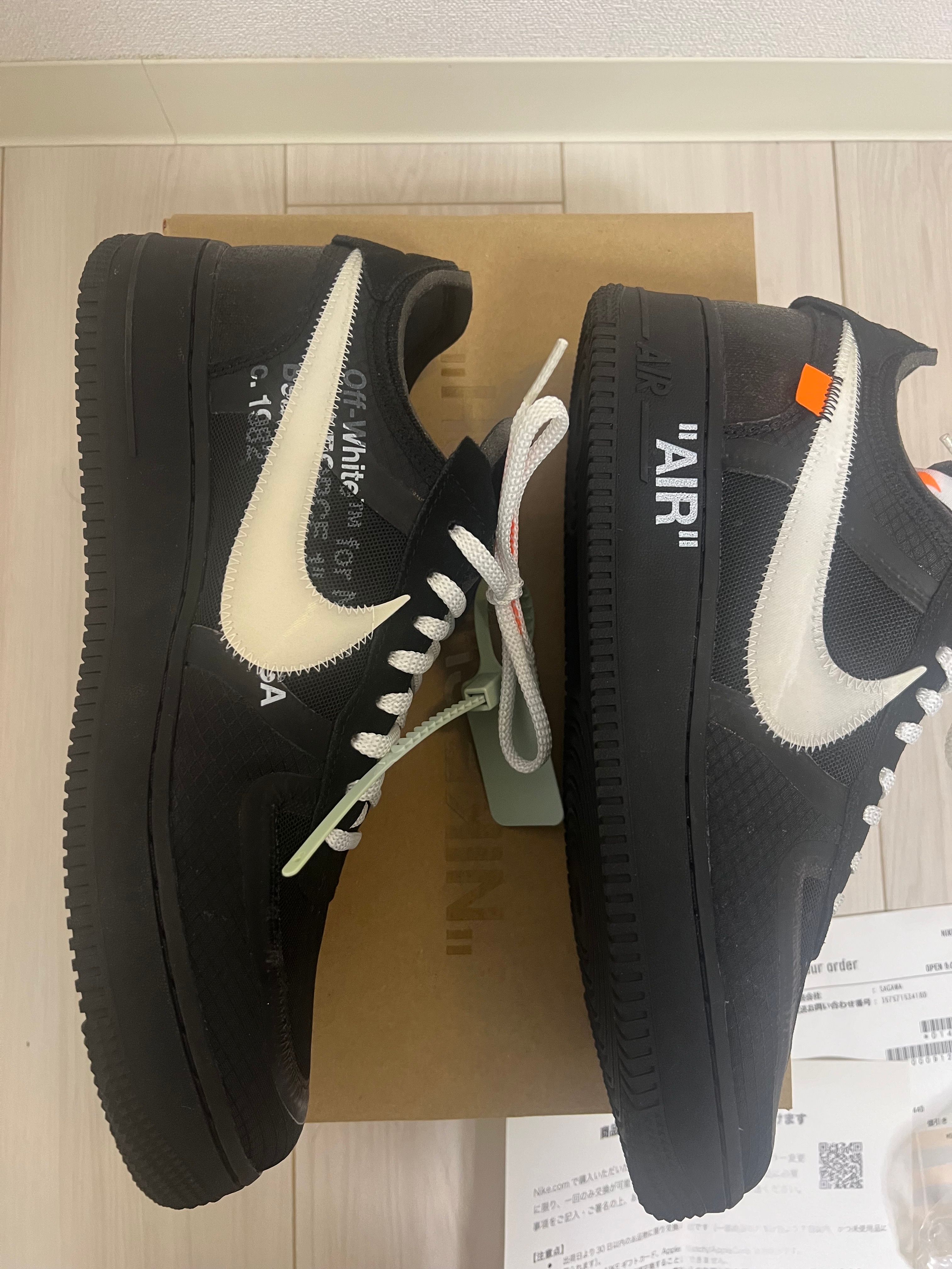 Off-White × Nike Air Force 1 Low "Black"