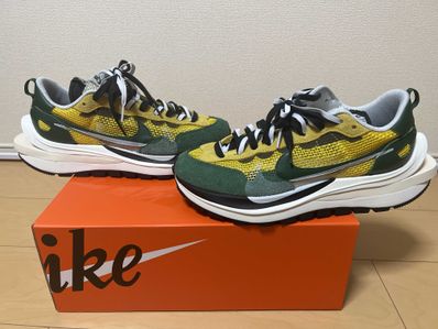 sacai × Nike Vapor Waffle "Tour Yellow/Stadium Green-Sail"